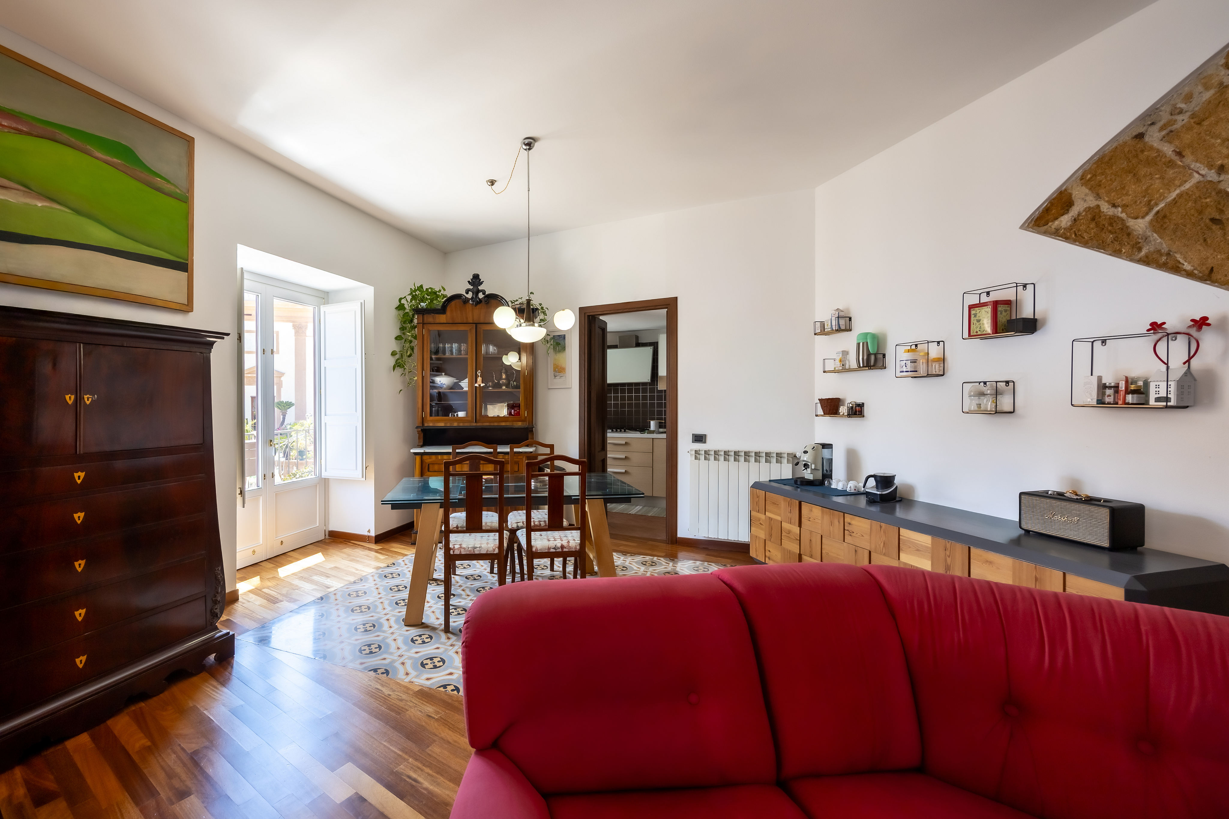 Exclusive apartment with views of the Church of Saint Anne and Palazzo Gangi
