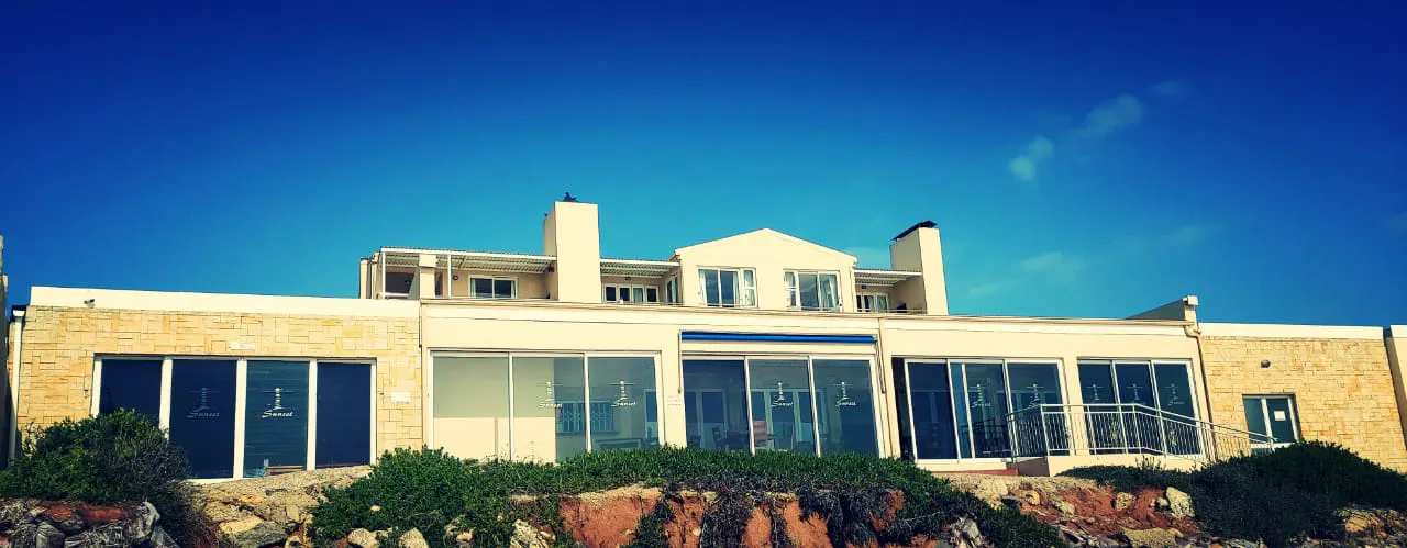 Sunset Villa view from beach