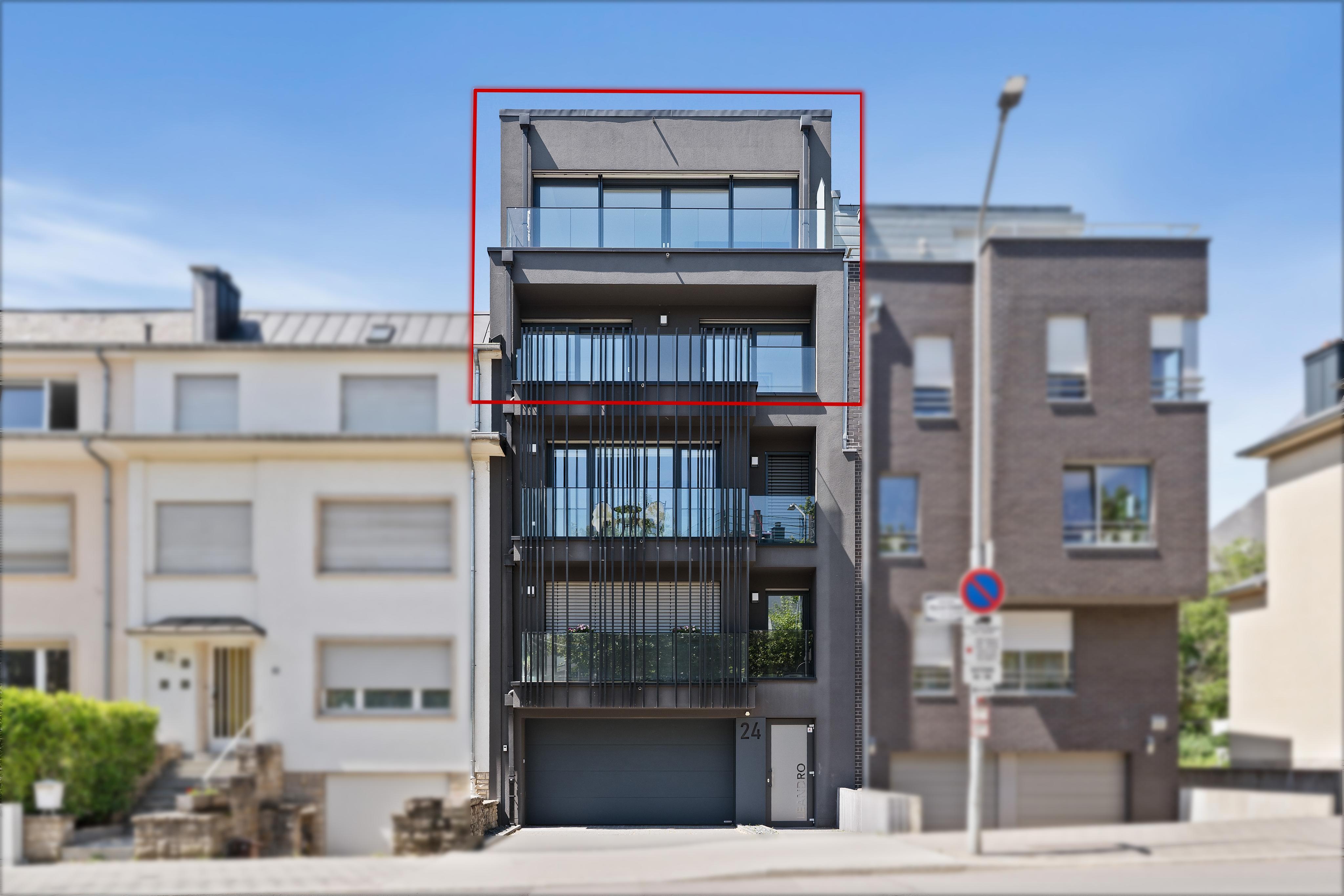 Penthouse duplex with 3 bedrooms in the heart of Luxembourg-Merl