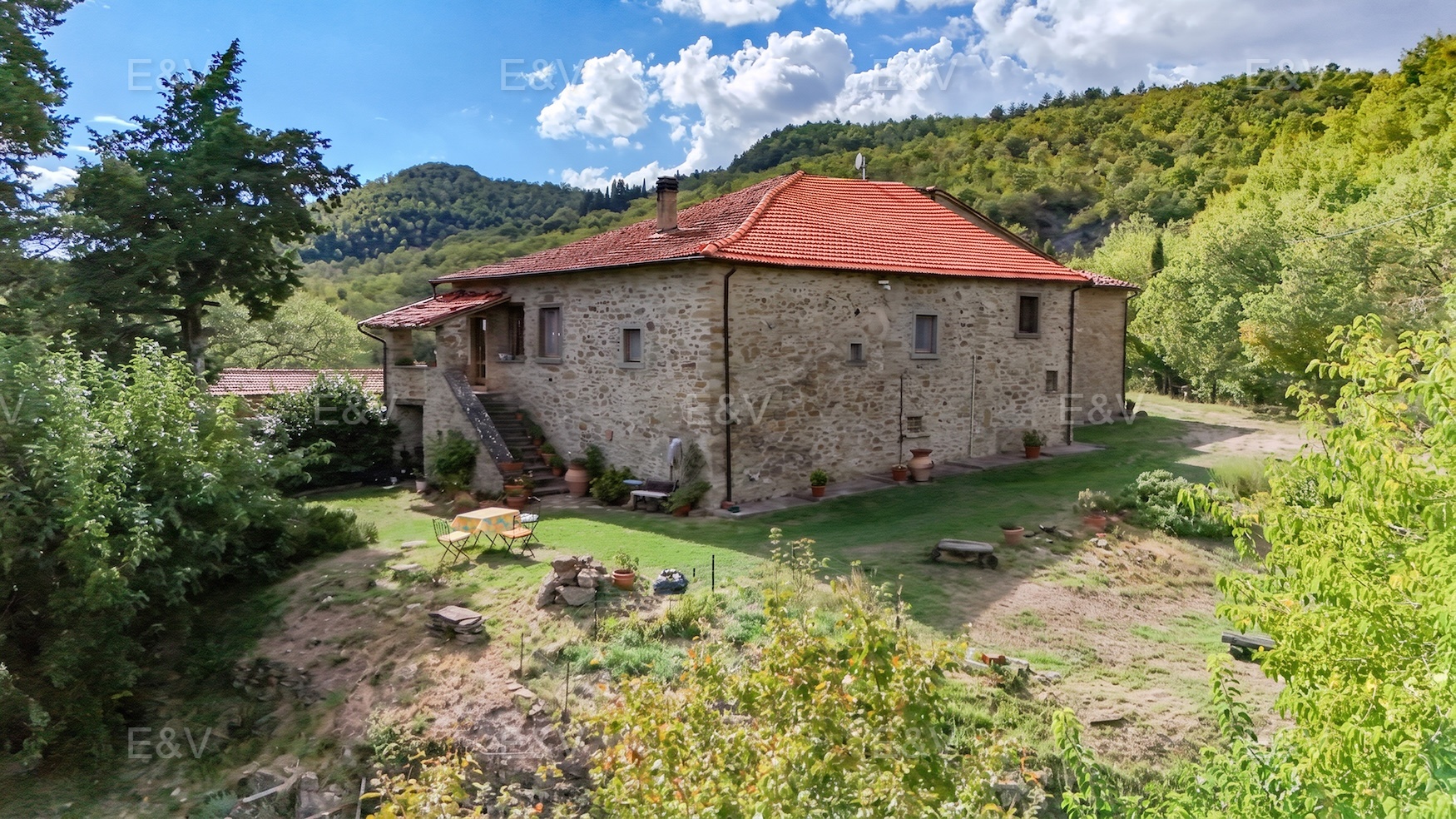 Portion of historic property nestled in the woods of Tuscany
