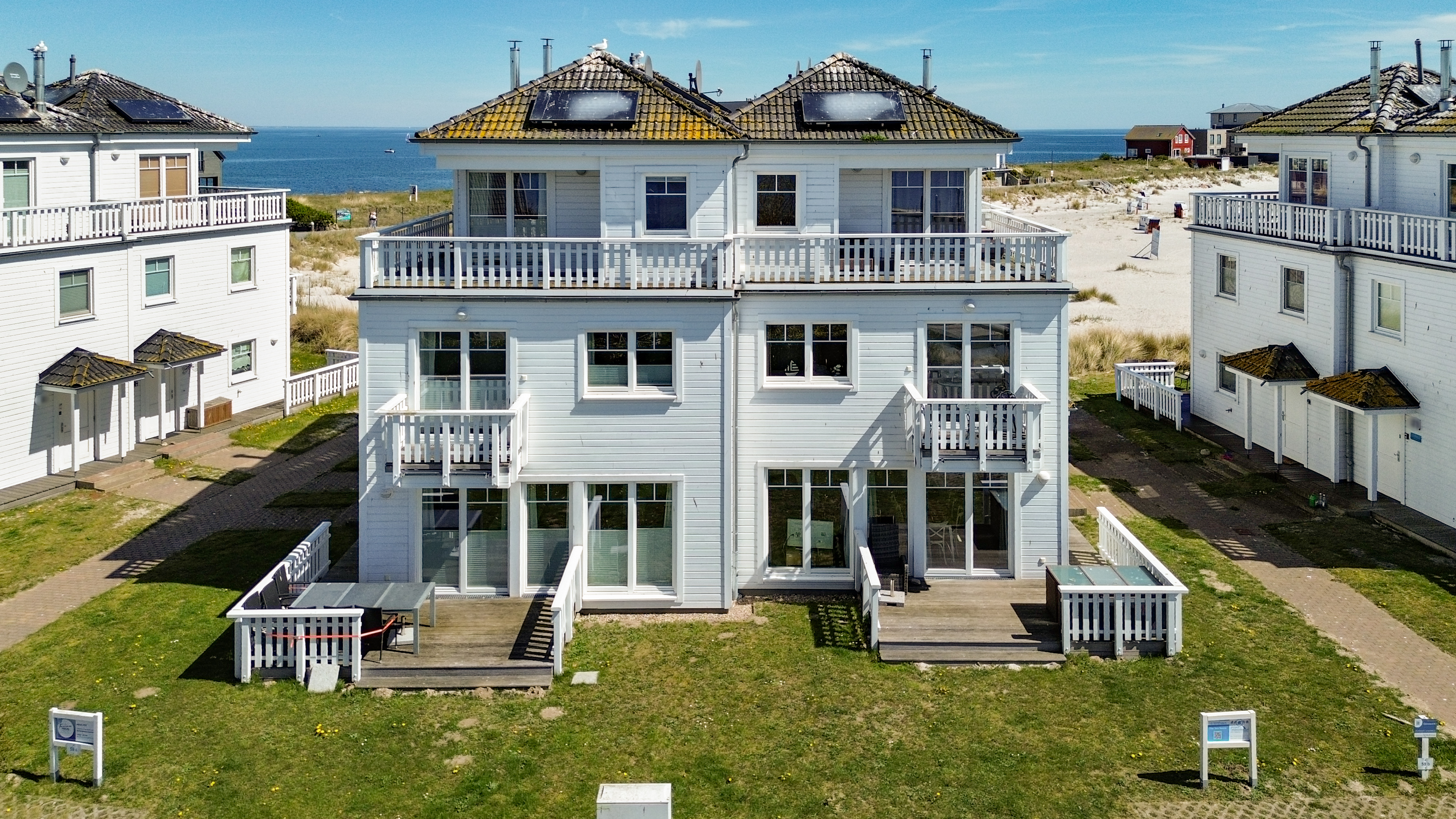 Ferienhaus mit sensationellem  Wasserblick über die Ostsee und den Olpenitzer Hafen
