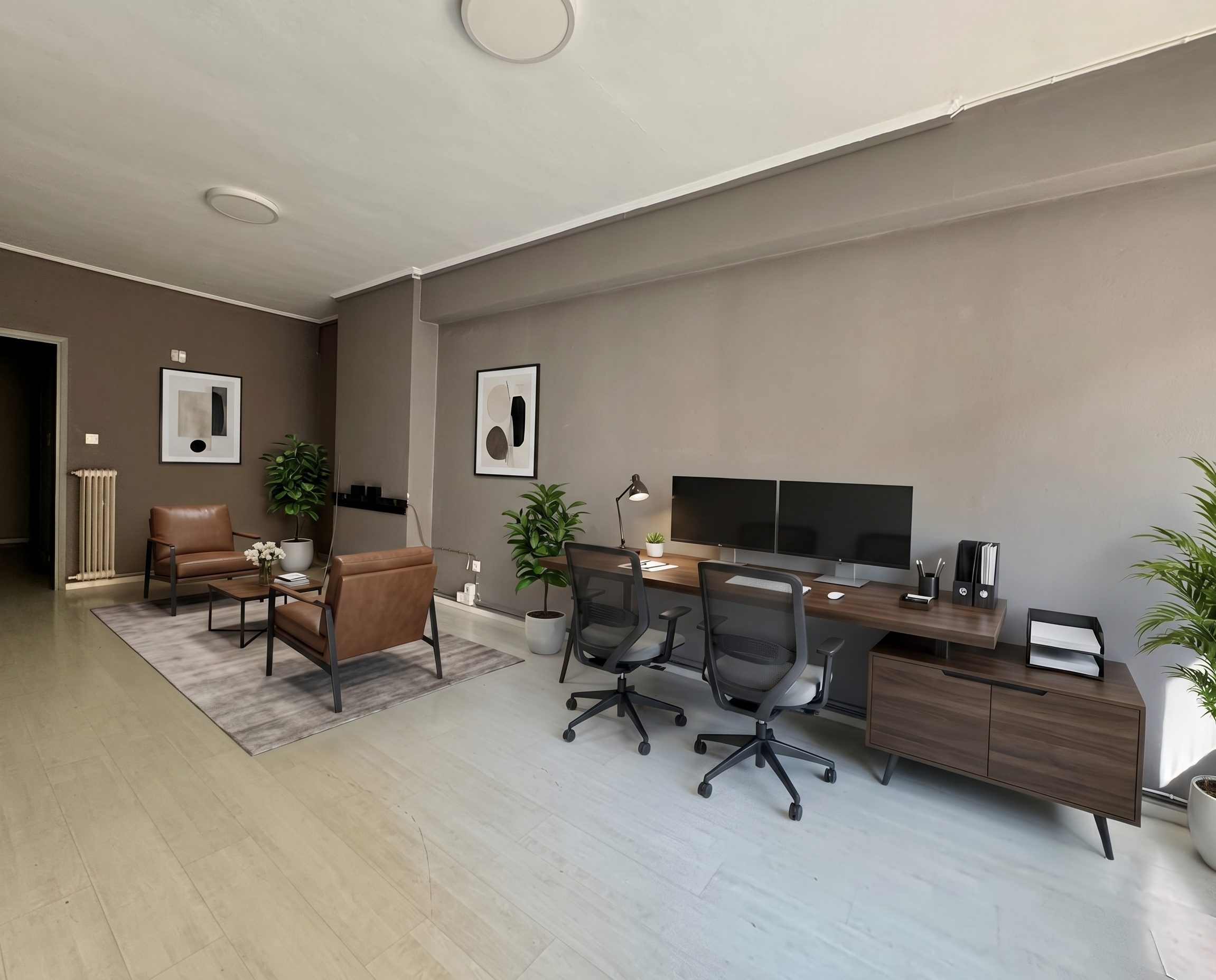 Professional office space on Solonos street [AI-modified]