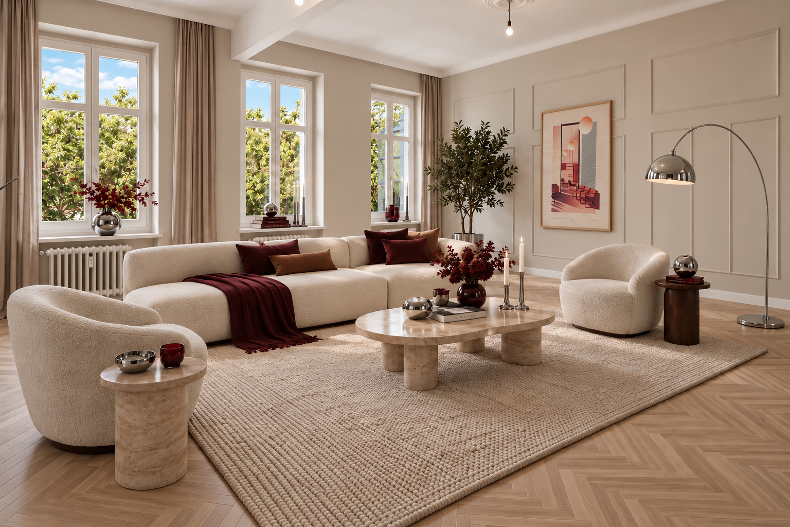 Exklusives Wohnen mit Dachterrasse und eine separate Einliegerwohnung [AI-modified]