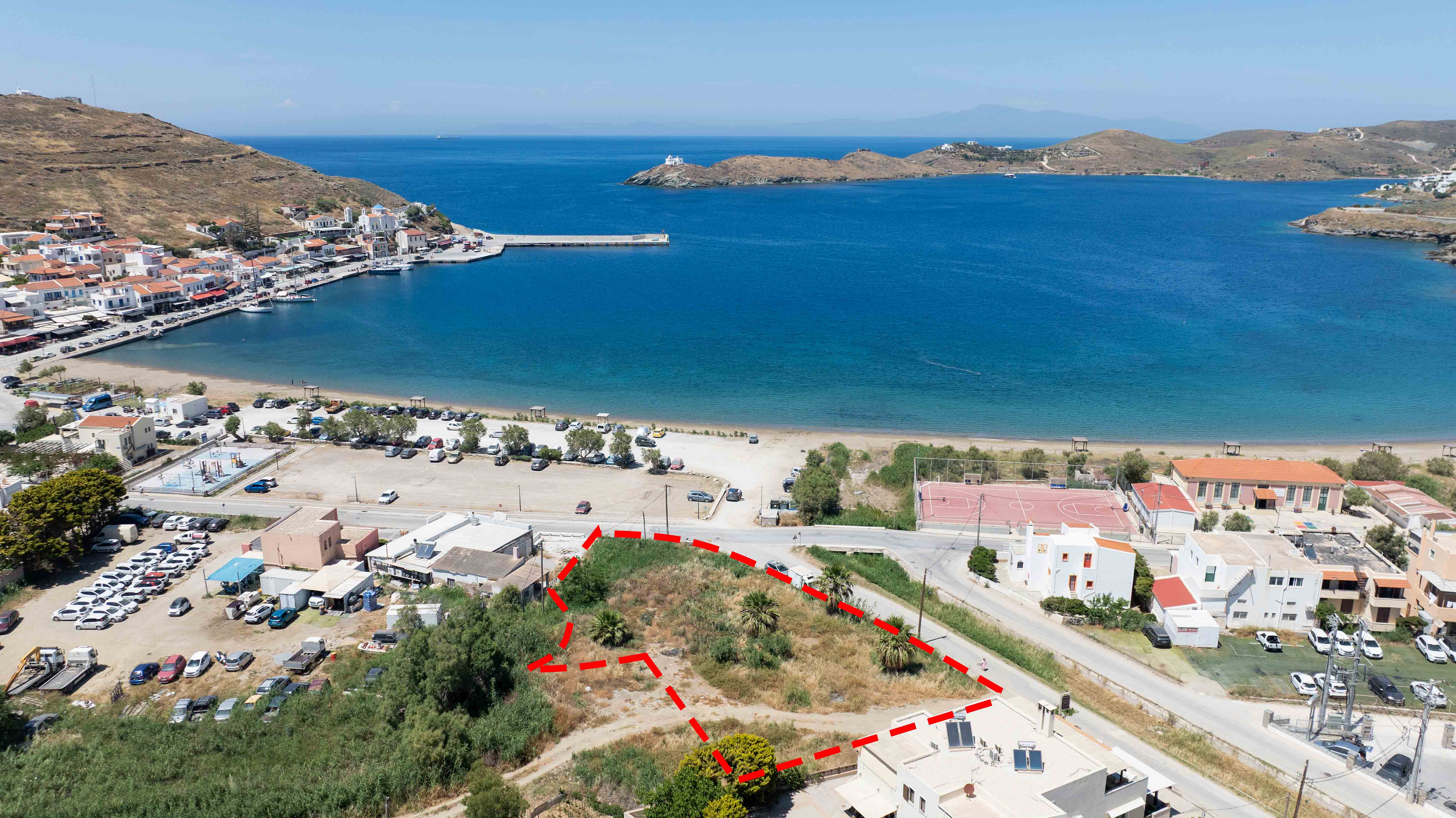 Investment plot within the heart of Korissia, Kea