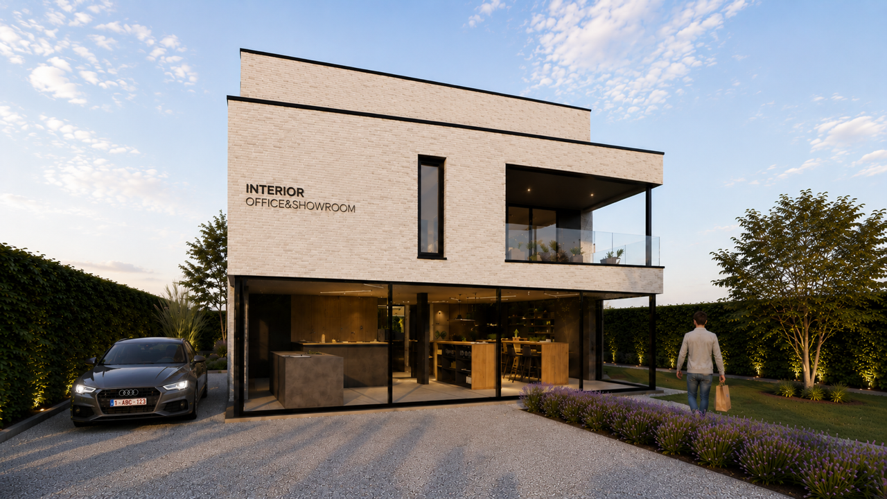 Permitted new construction project on Kortrijksesteenweg