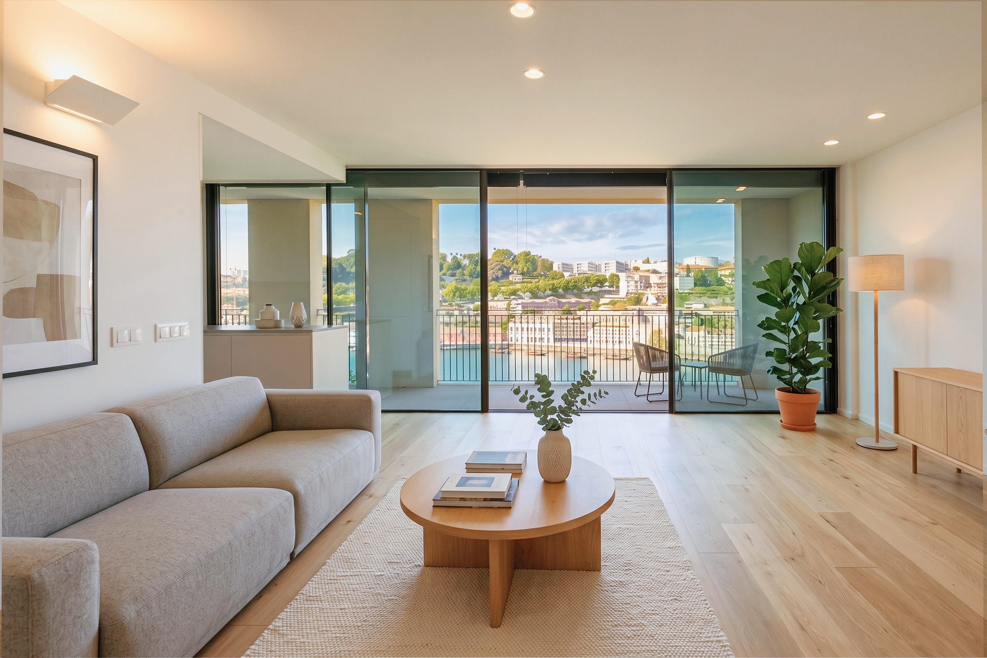 3-Bedroom Apartment with Douro River View [AI-modified]