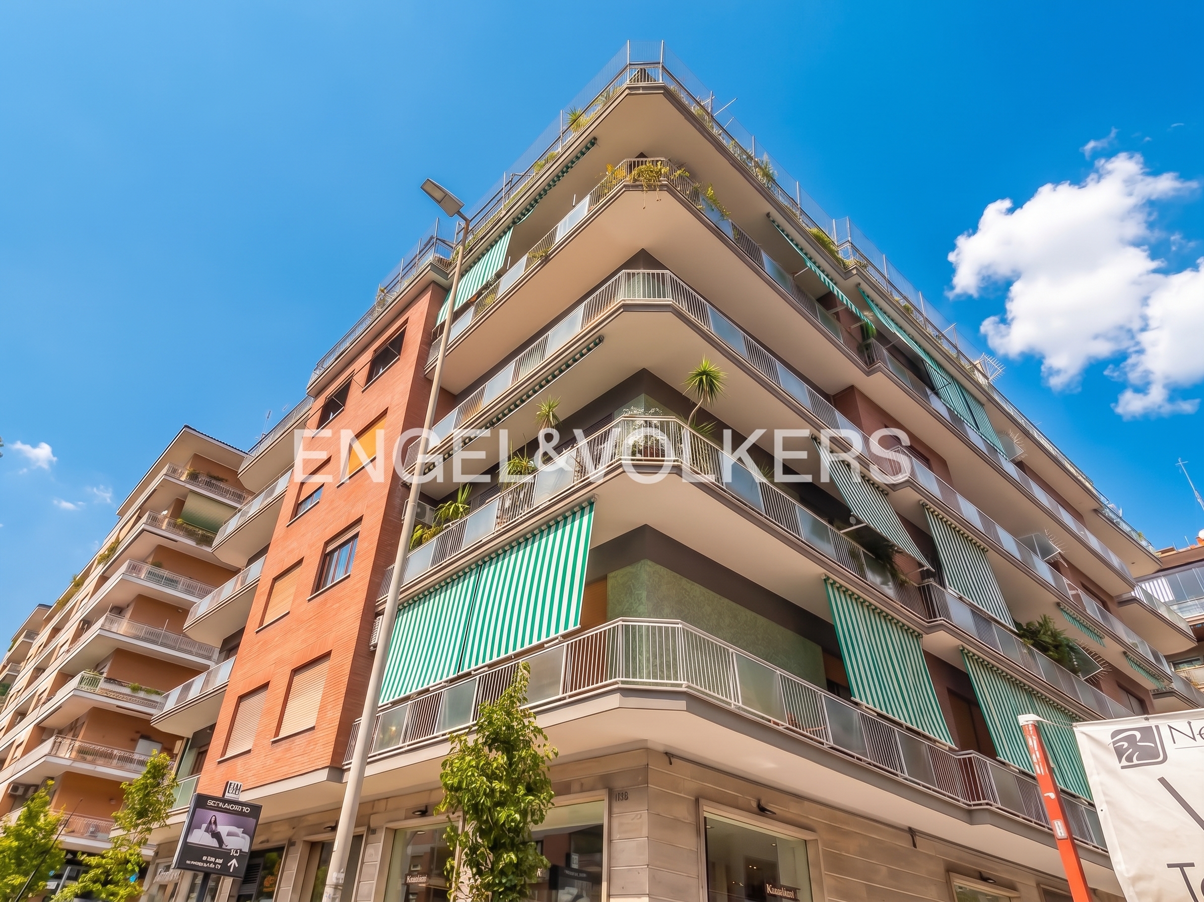 Penthouse with a large corner terrace on Via Gregorio VII [KI-modifiziert]
