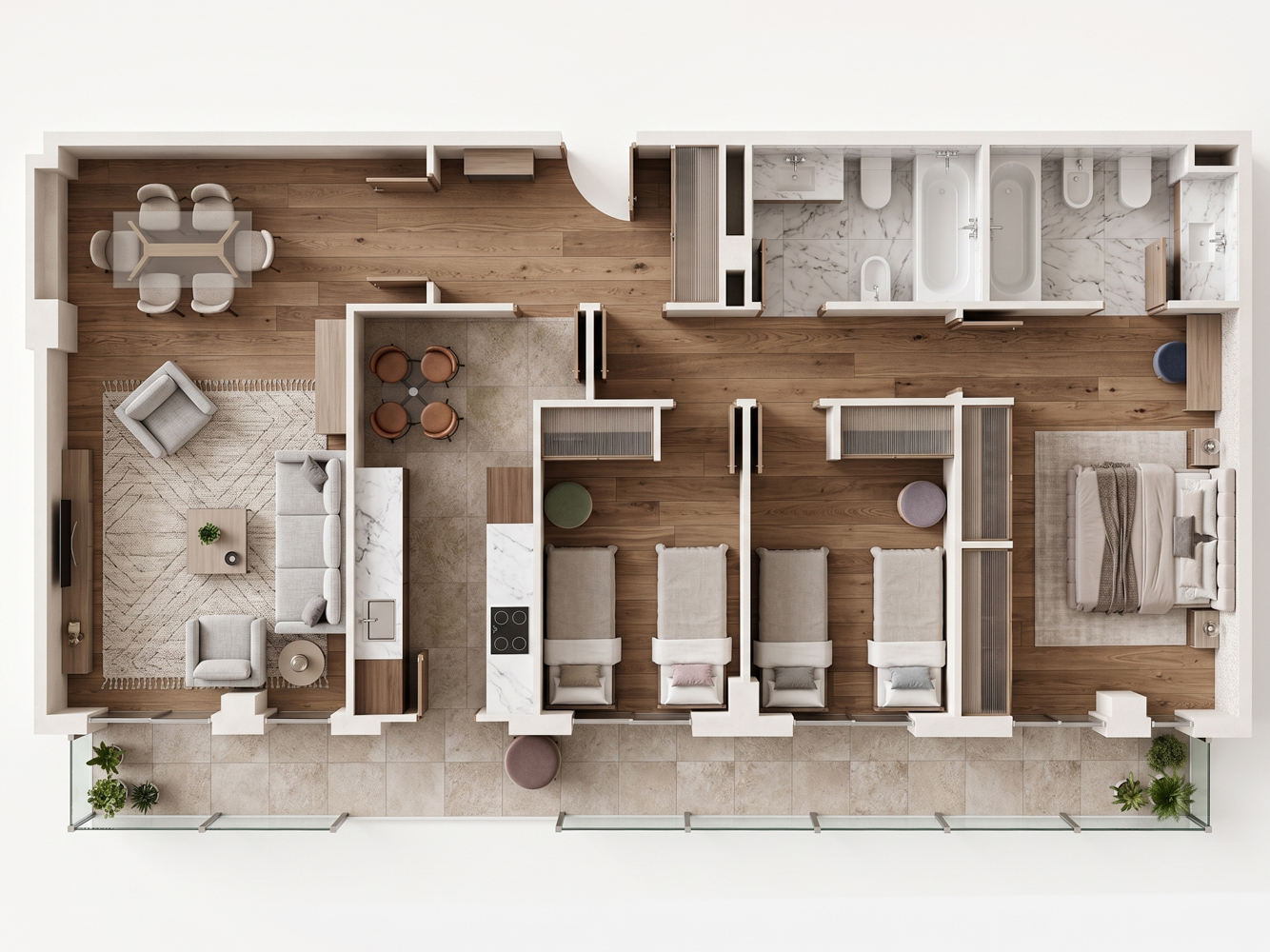 Renovation project with unobstructed views
