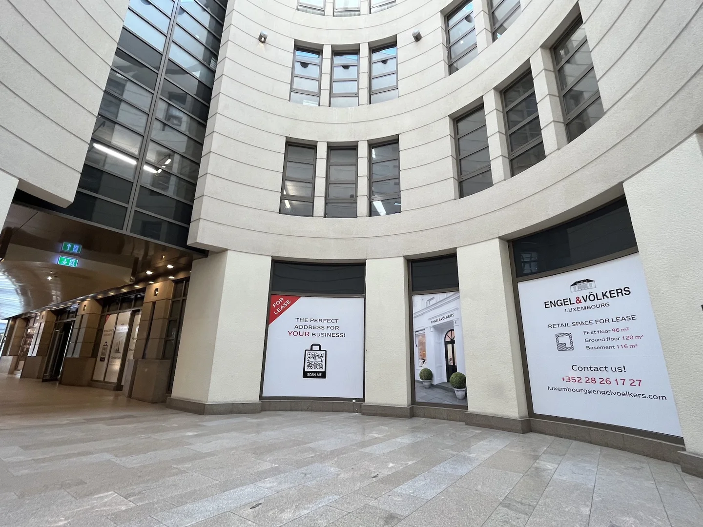 Retail space of 332sqm in Downtown Luxembourg