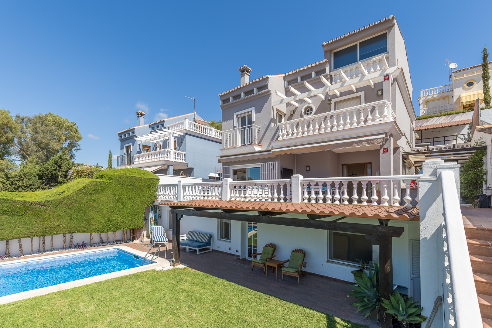 House with sea views in Cerrado de Calderón