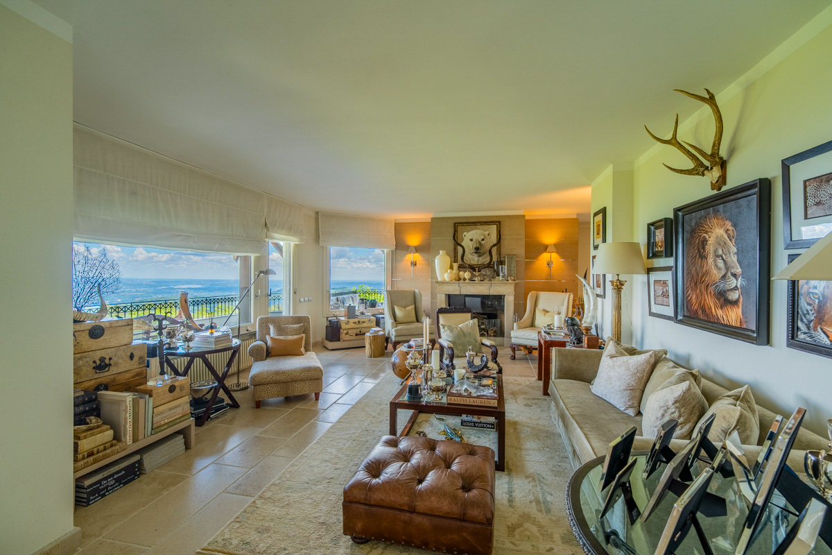 Elegant villa with panoramic views, nestled in a peaceful setting