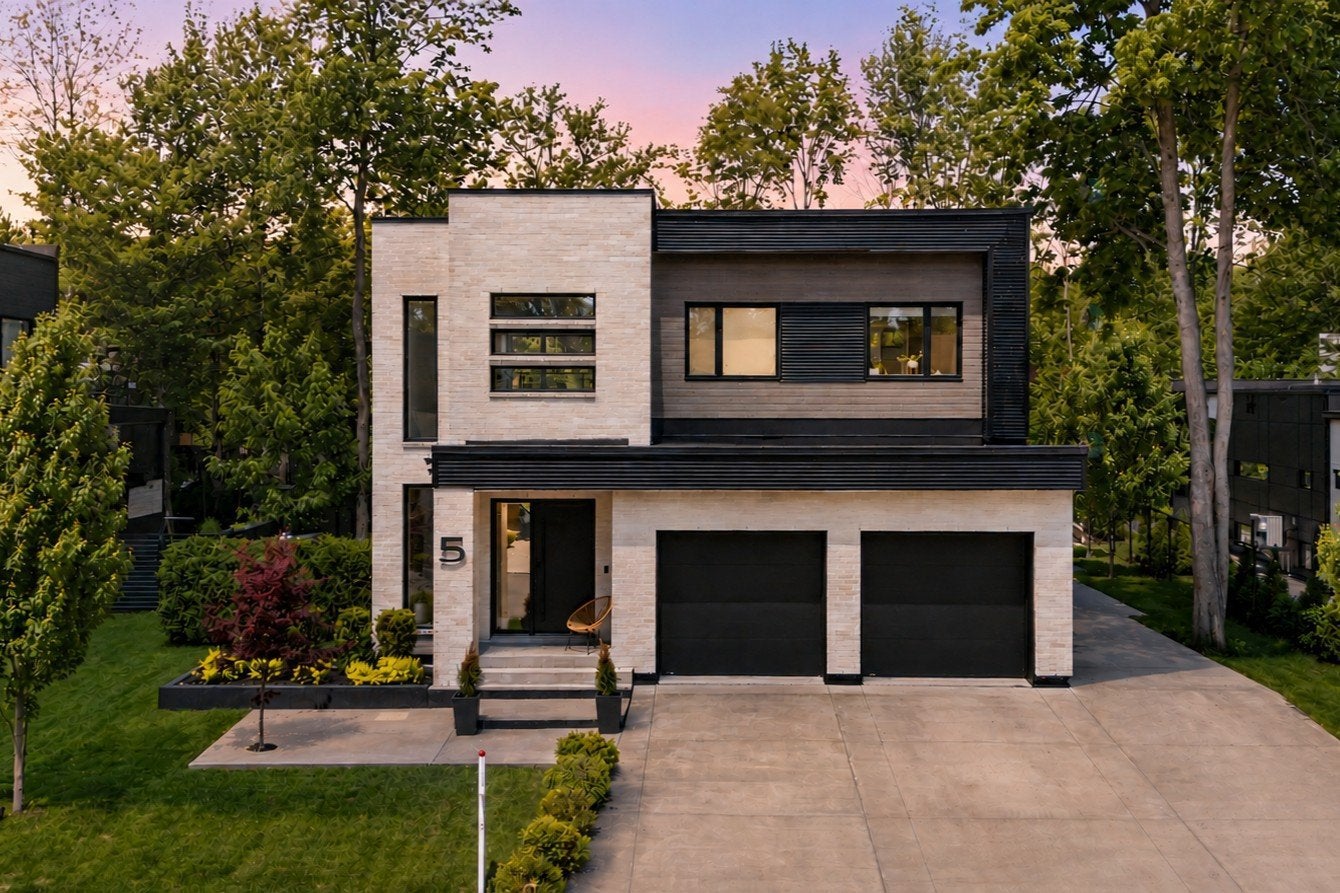 Bold architecture with concrete glass and steel