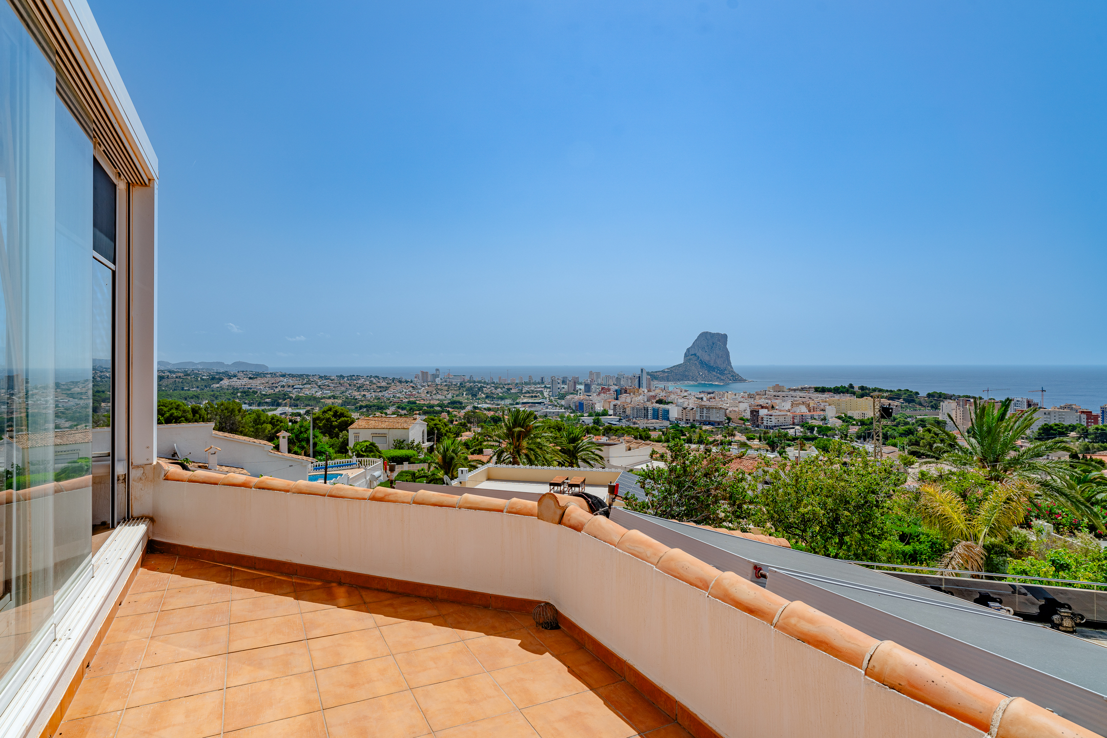 Character villa with 180° panoramic sea views