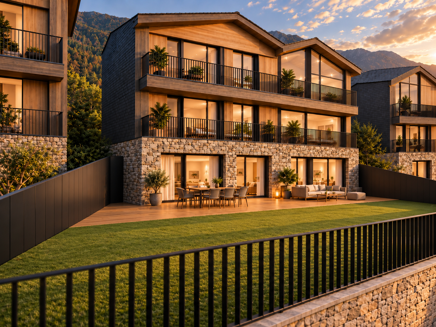 A new concept of residential living in Escaldes-Engordany [KI-modifiziert]