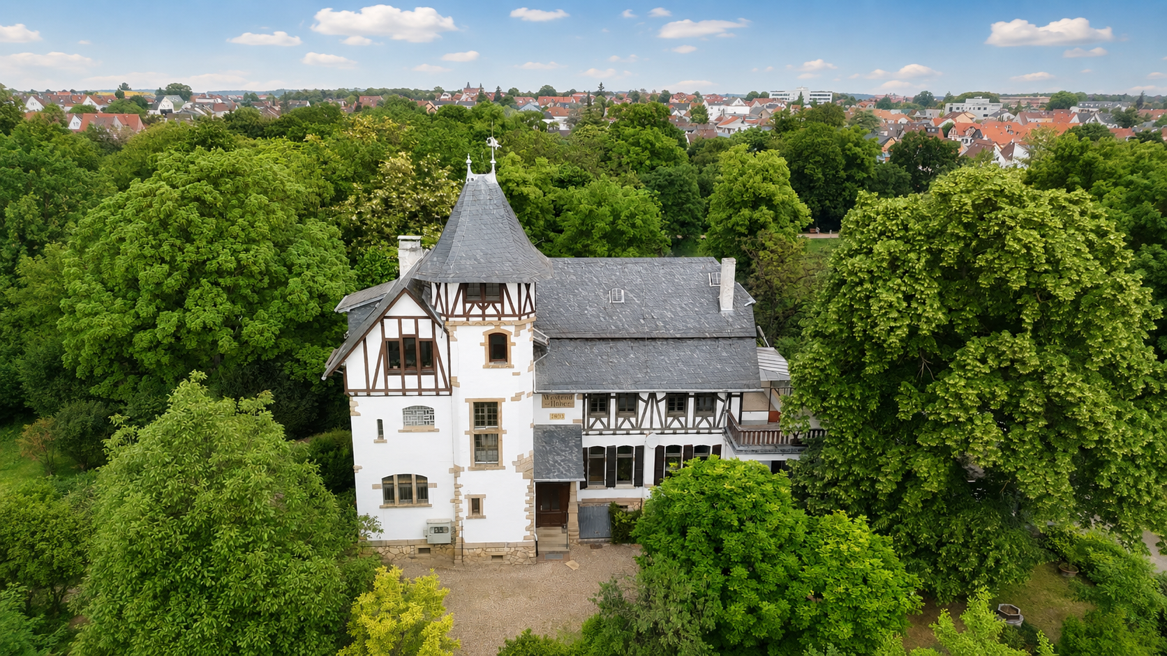 Repräsentatives Anwesen im Wormser Musikerviertel mit Blick Richtung Pfrimmpark