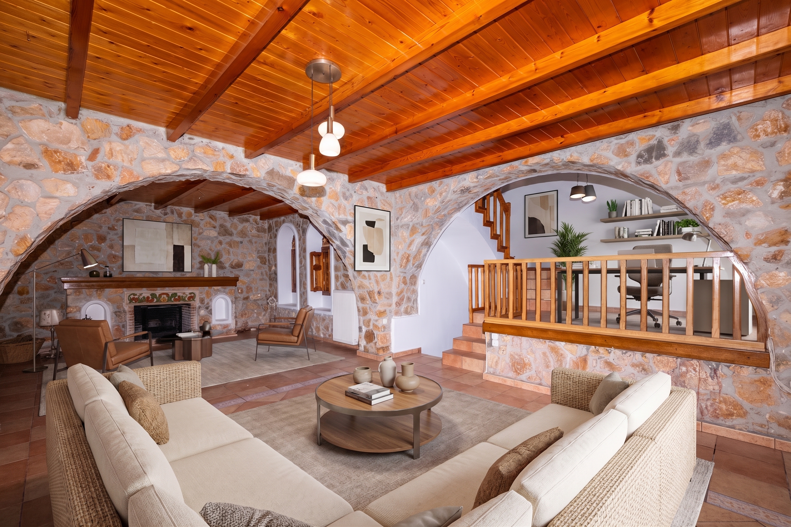 Authentic stone house with garden