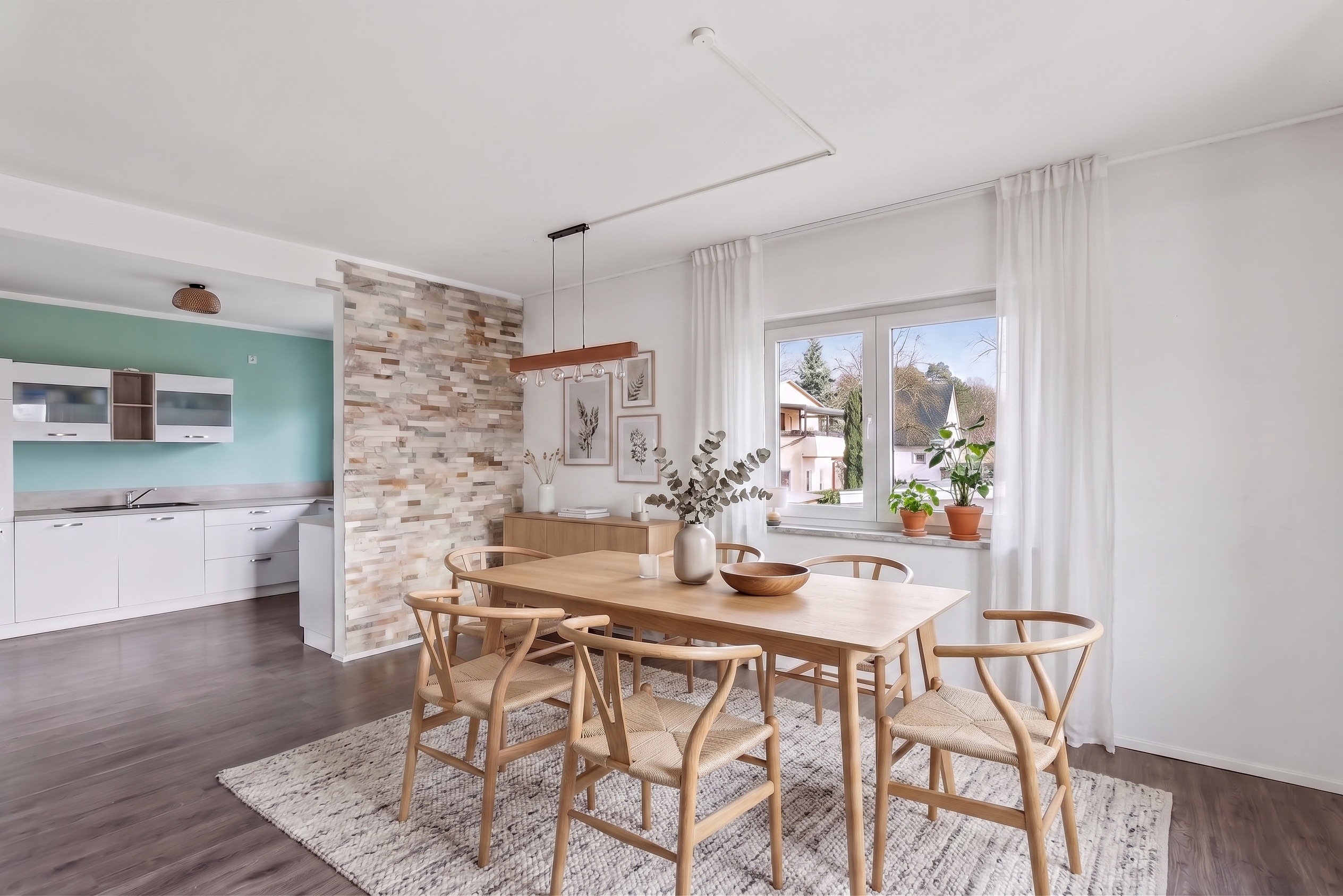 Hausgefühl im Grünen: Moderne 3-Zimmer-Obergeschosswohnung mit großem Privatgarten im Zweifamilienhaus