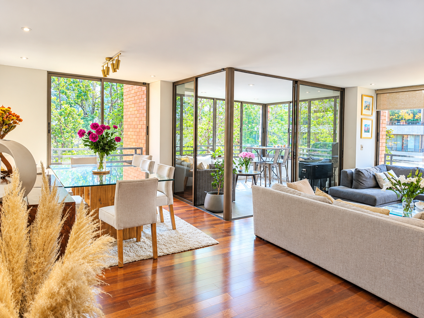Departamento 3D 3B en Barrio Noruega, Las Condes · 121 m2 útiles y 153 m2 totales