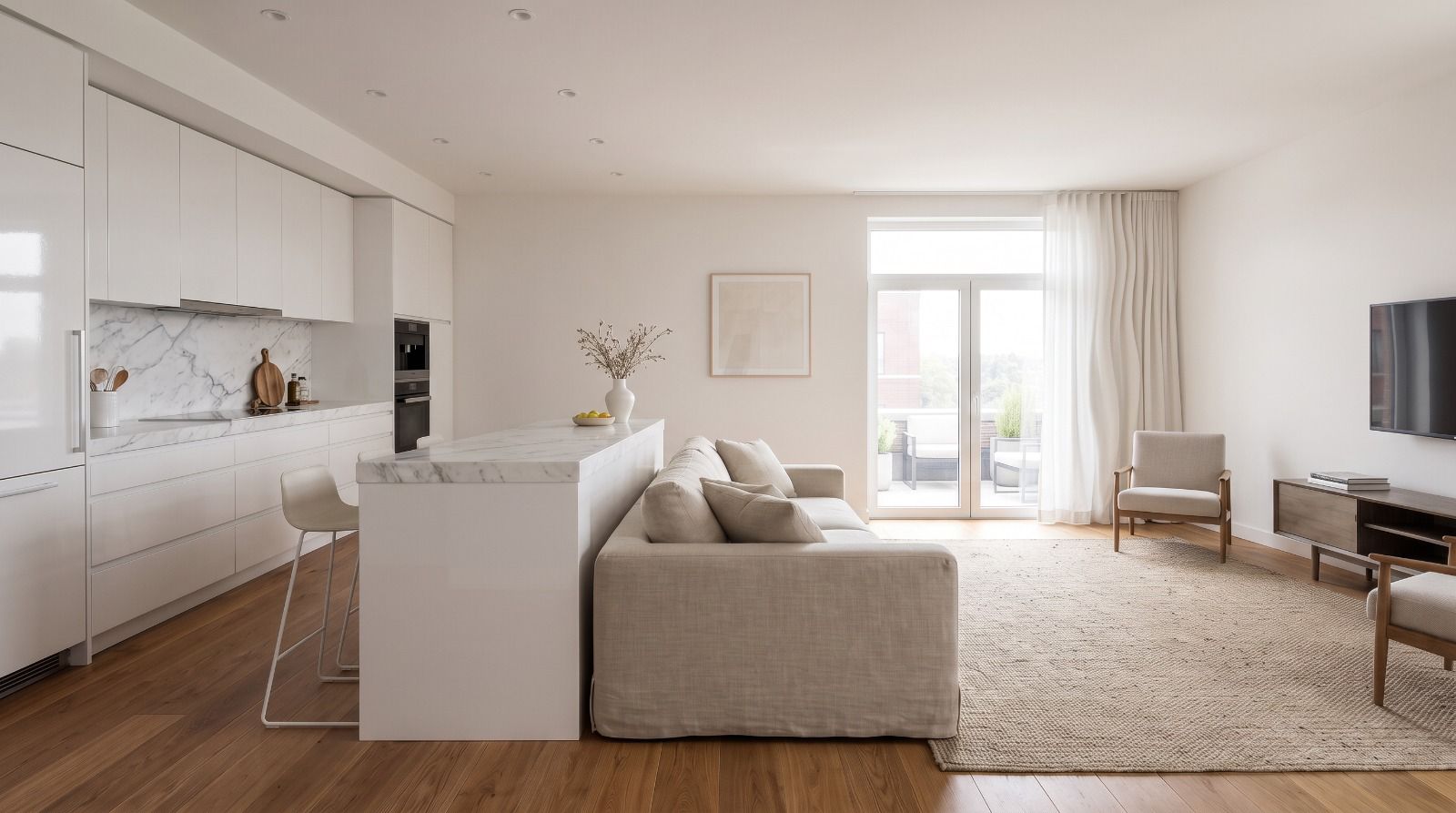 Renovated apartment in Laimos, Vouliagmeni, near the sea