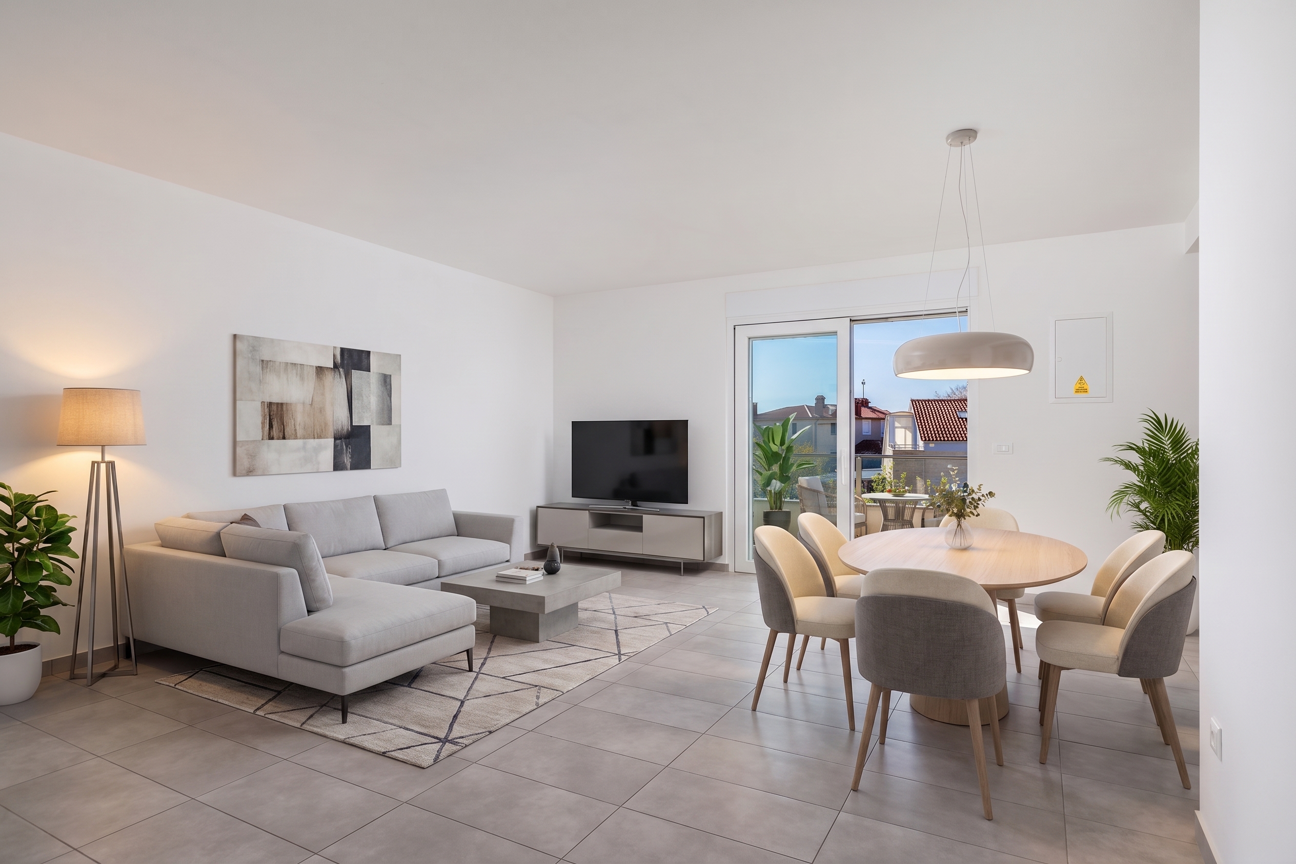 Modern 4.5-room apartment with flexible floor plan & partial sea view (S-3)
