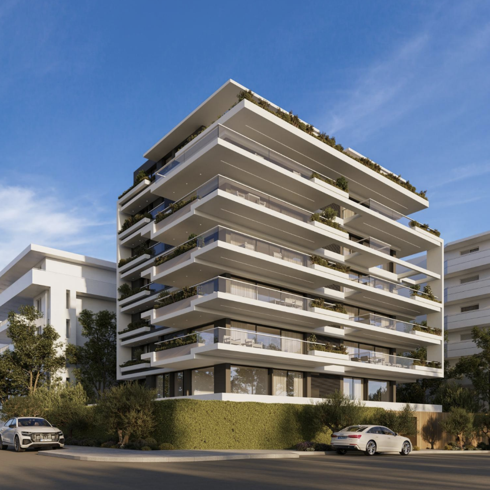 Newly Built Corner Apartment by the Glyfada Golf Course