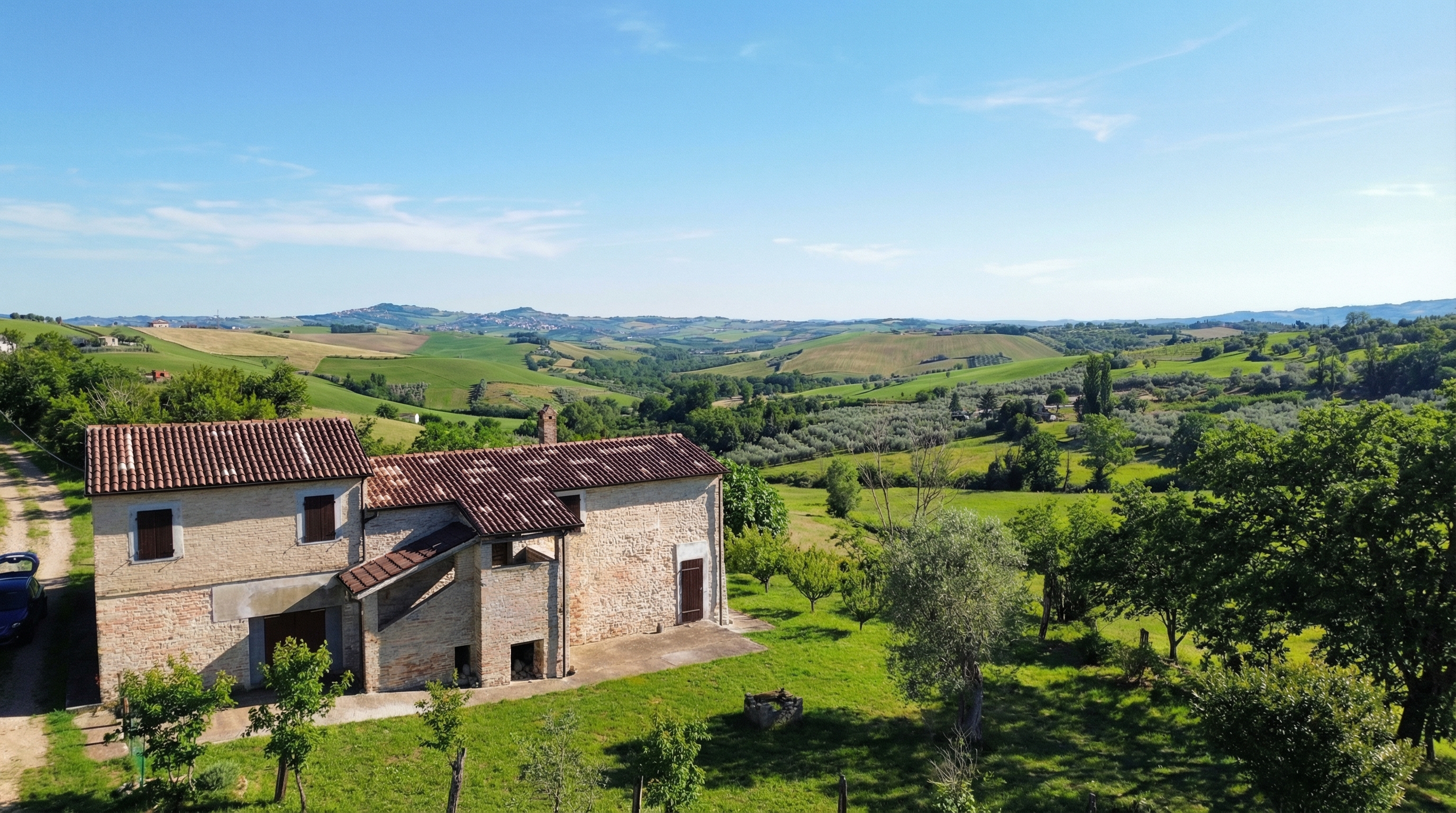 House in the Romagna hills