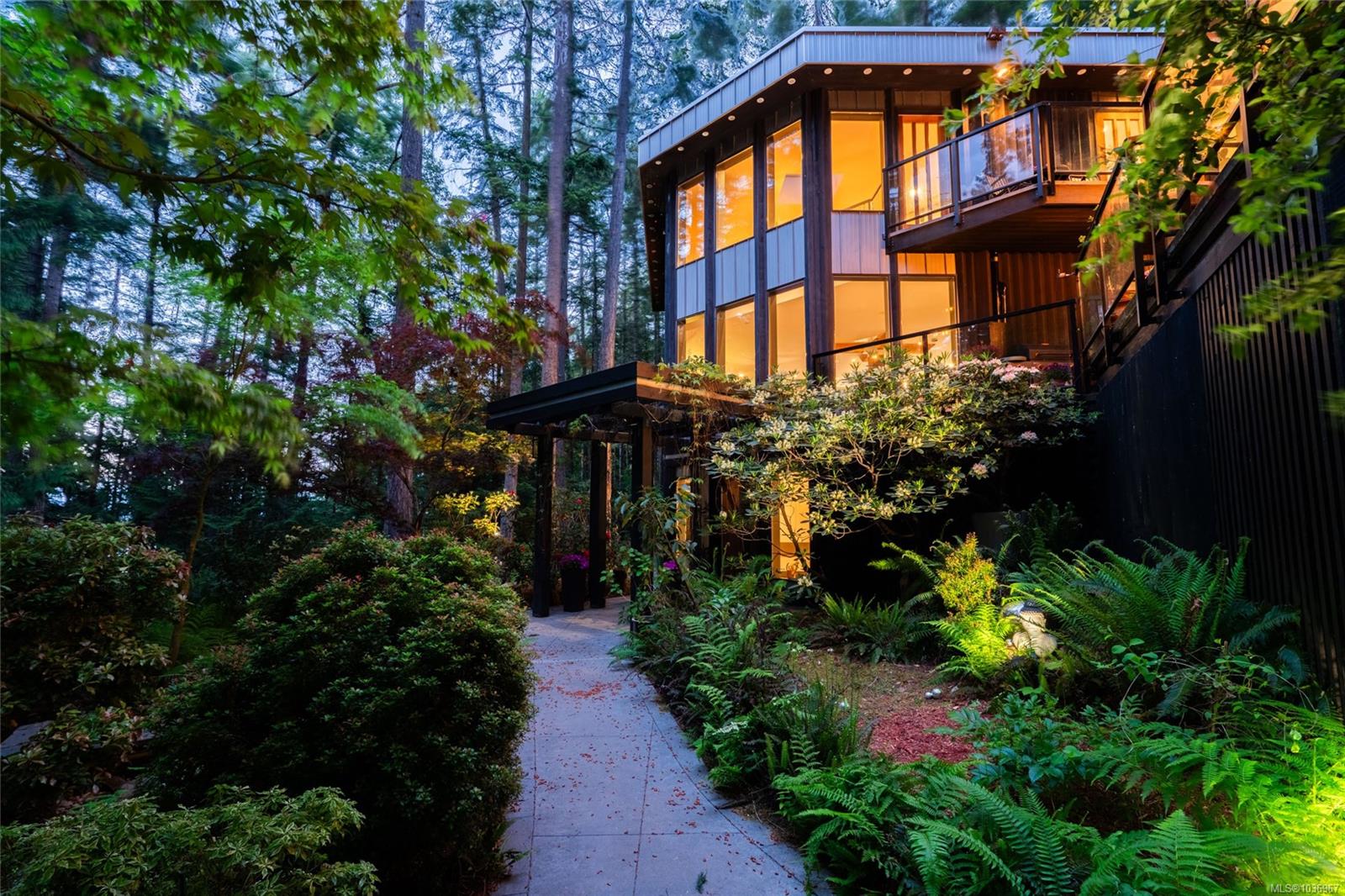 Private & Architecturally significant North Saanich Stunner