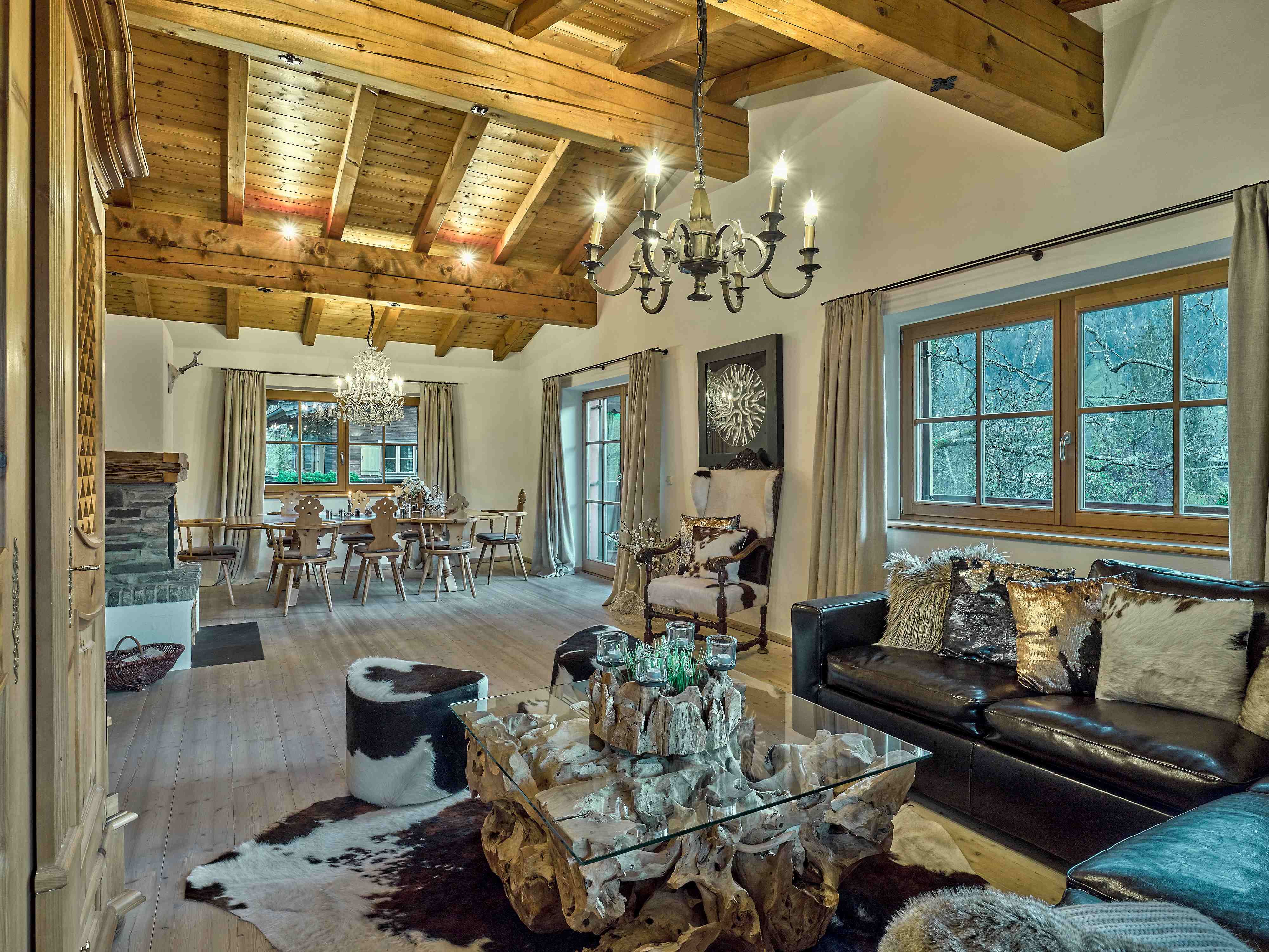 Stylish attic apartment in a quiet two-family house
