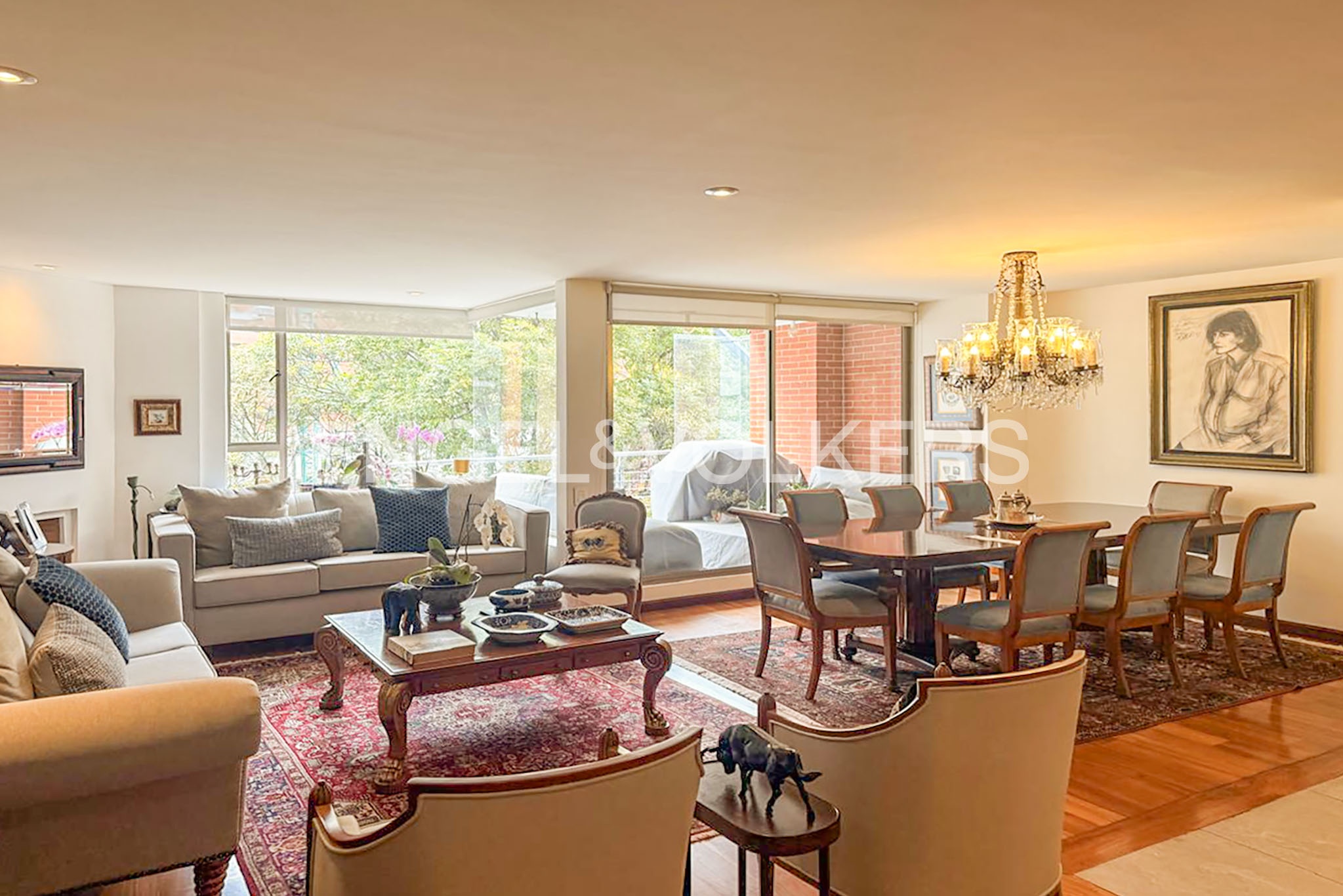 Apartamento exterior con terraza para venta en La Cabrera