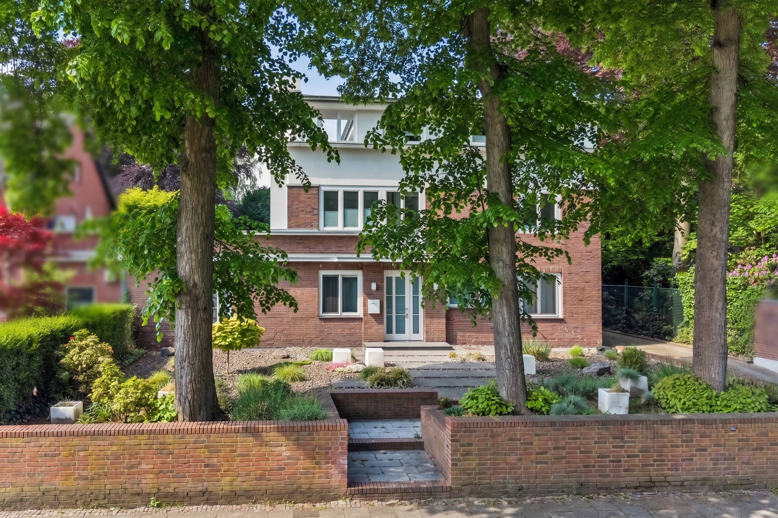 Repräsentative Bauhausvilla mit exklusivem Wohn- und Businessambiente! [KI-modifiziert]