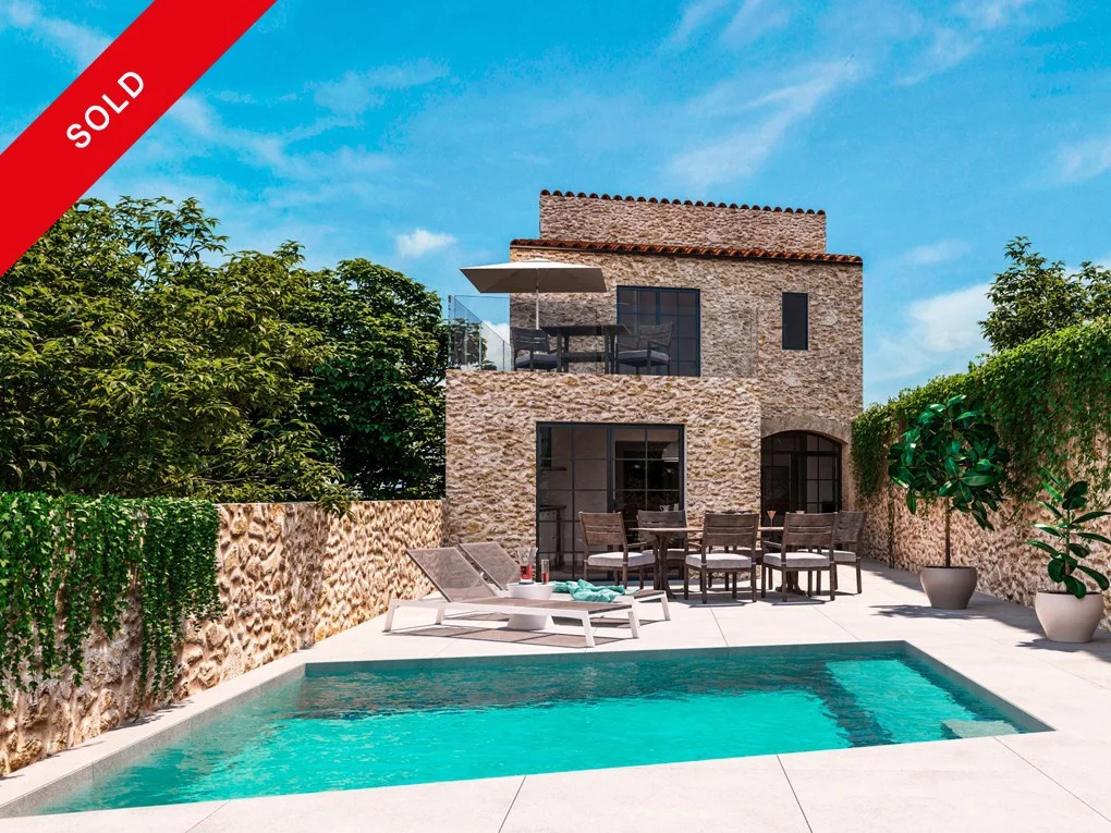 *SOLD* Modern townhouse with open views and pool in Maria de la Salut