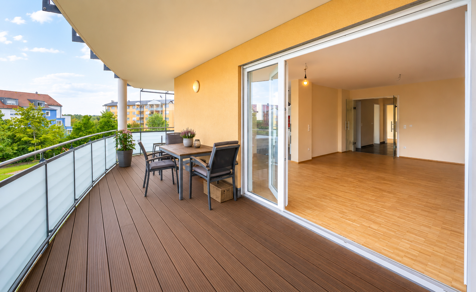 Helle 3-Zimmer-Wohnung mit exquisitem Balkon [AI-modified]