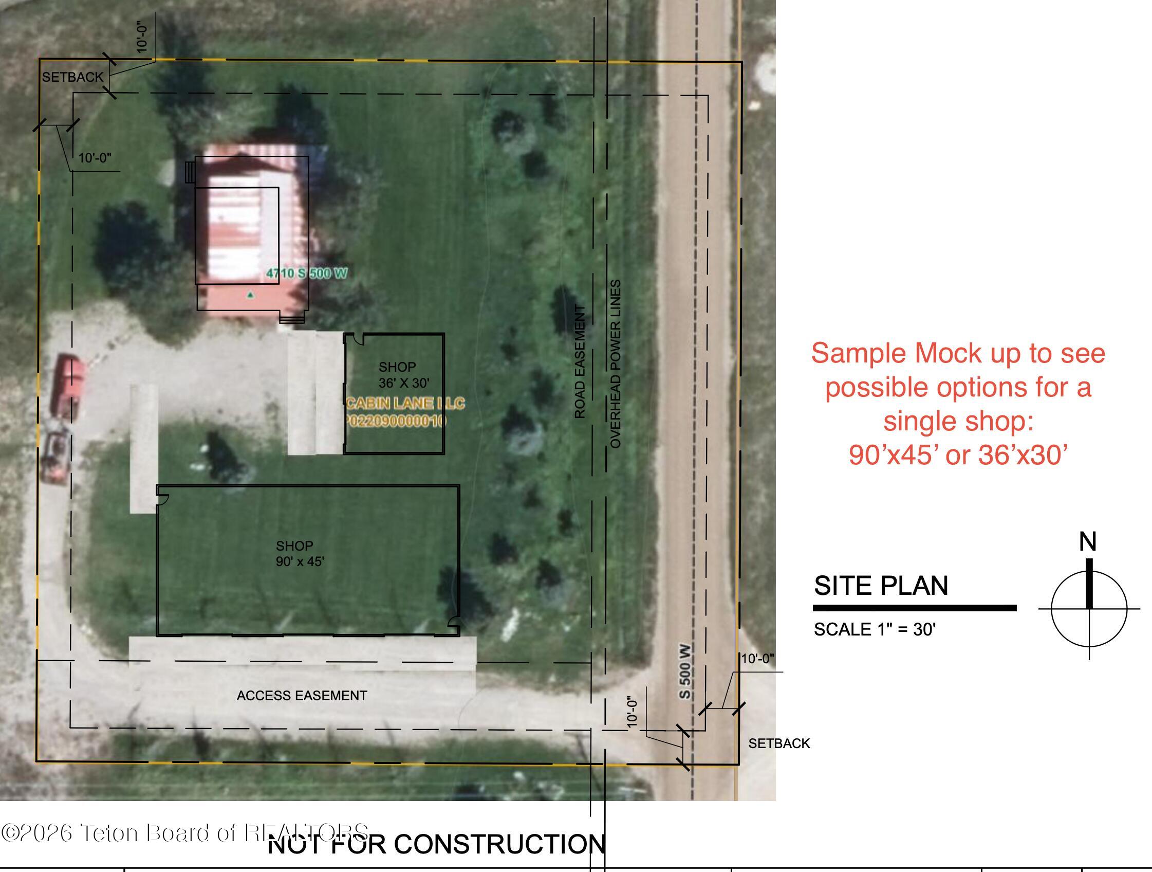 Rare 1- Acre Industrial Zone Property with Cabin, Victor, ID
