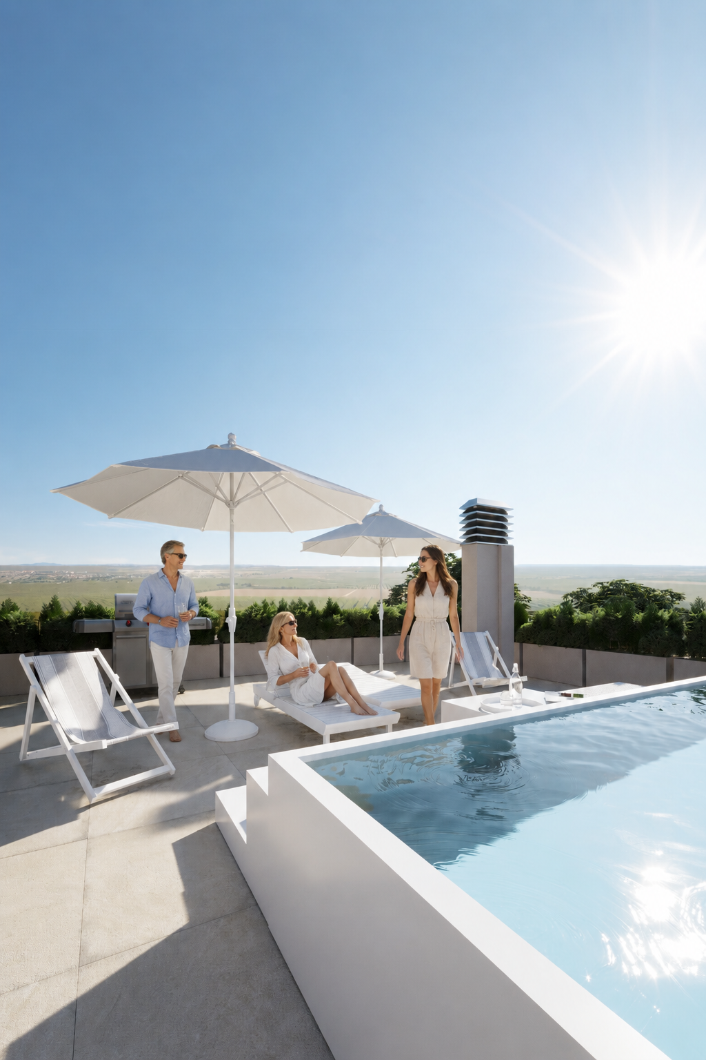 Luminosa vivienda de obra nueva con terraza interior privada en el corazón de Godella