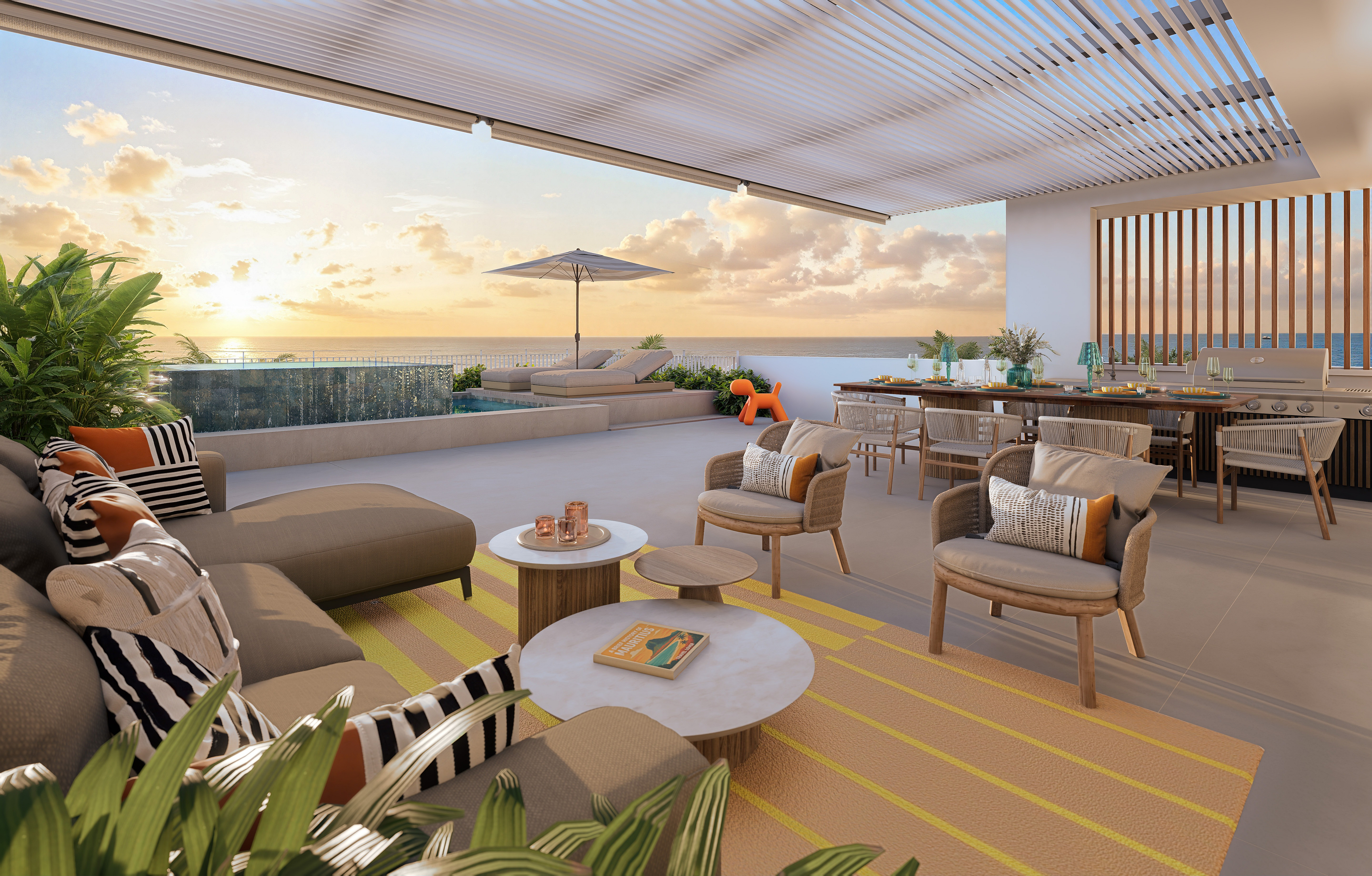 3-Bedroom Penthouse with Private Pool & Panoramic Views