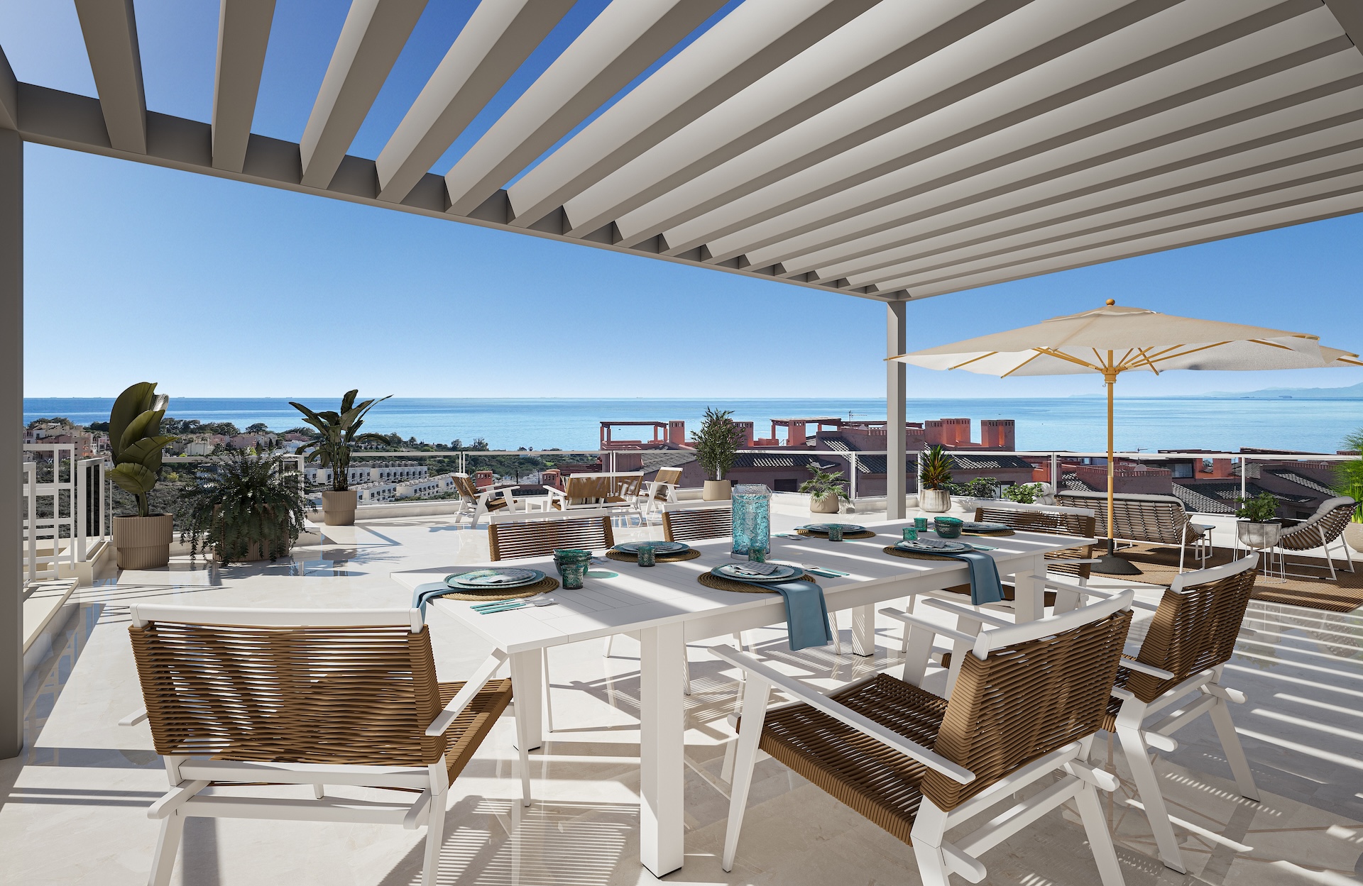 3 bedroom Penthouse with stunning views, Manilva