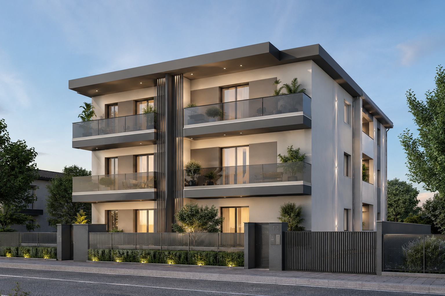 Property with development potential in a central area
