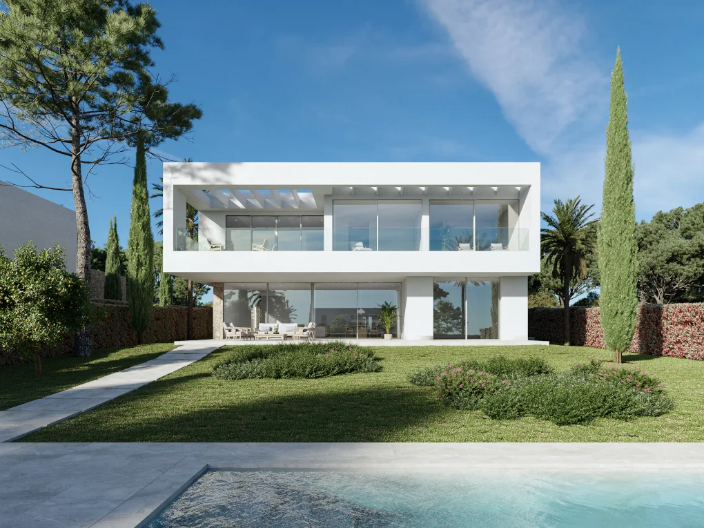 New build spacious villa in a good location
