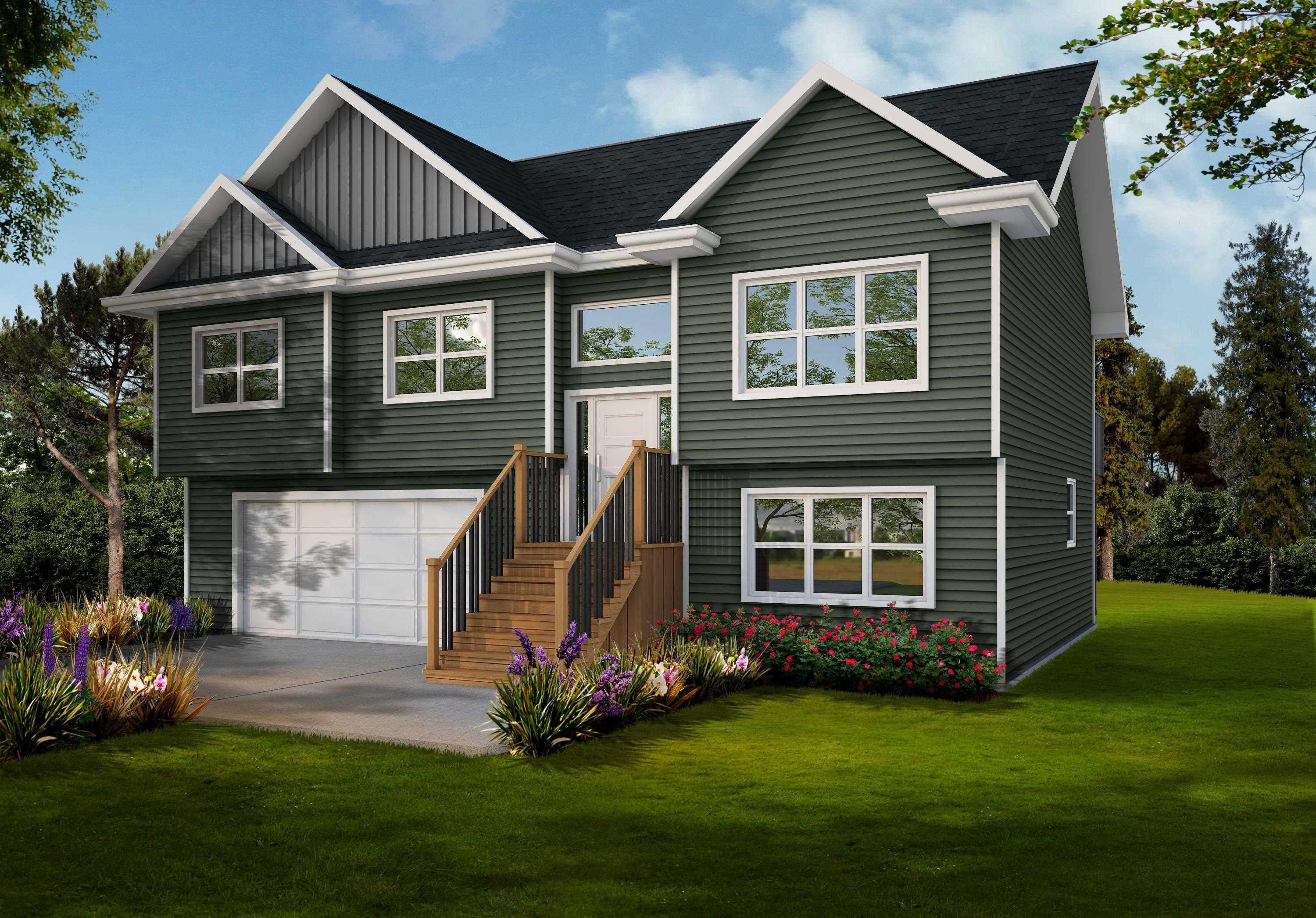 Contemporary split-entry home on scenic Powers Road