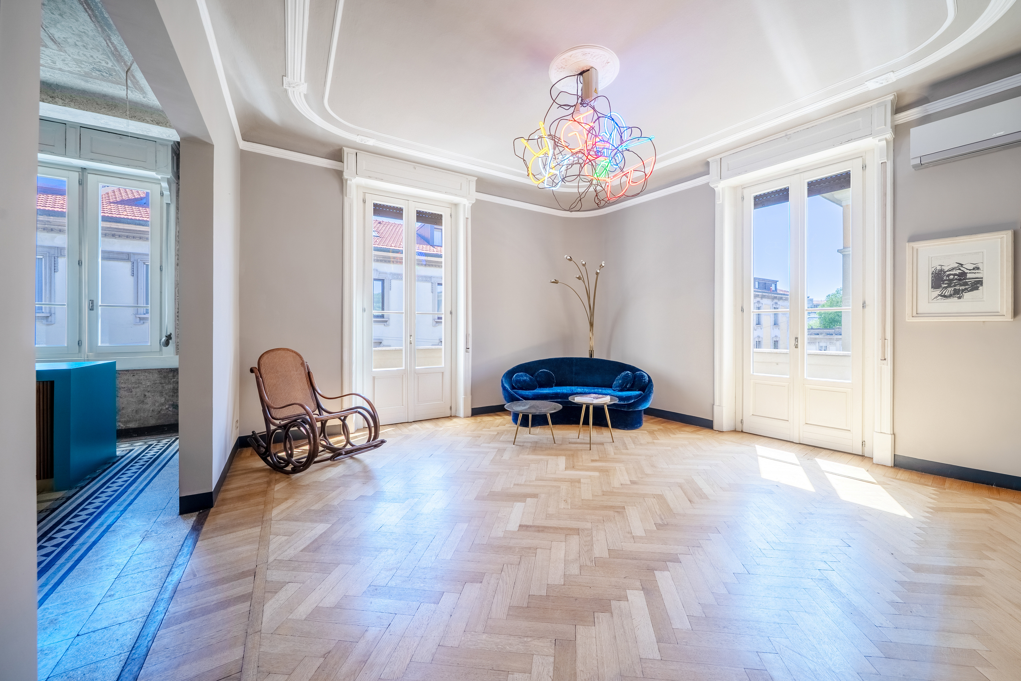 Charm and light in a historic building