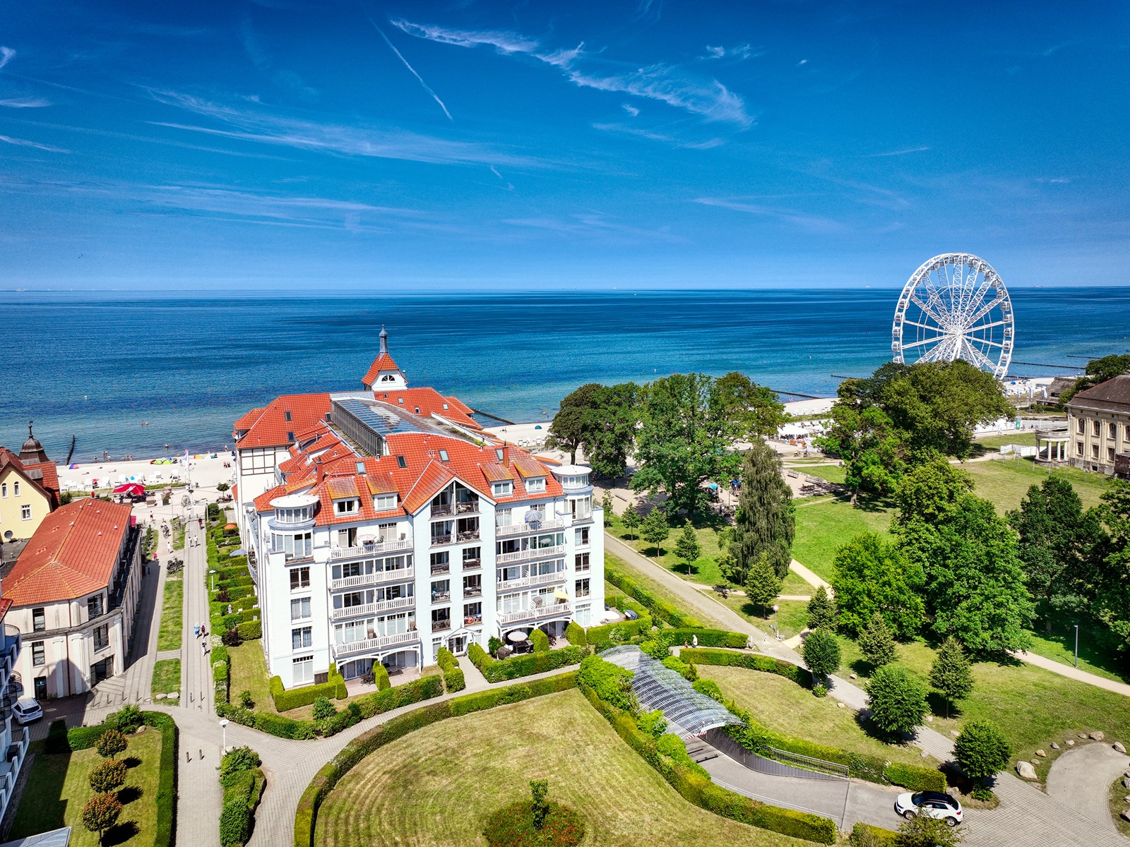 Meerblick - attraktive Ferienwohnung am Baltic Platz in Kühlungsborn