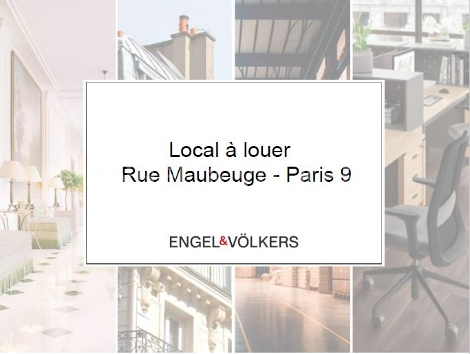 Paris 9ᵉ - Rue de Maubeuge -  Local Commercial 65m²