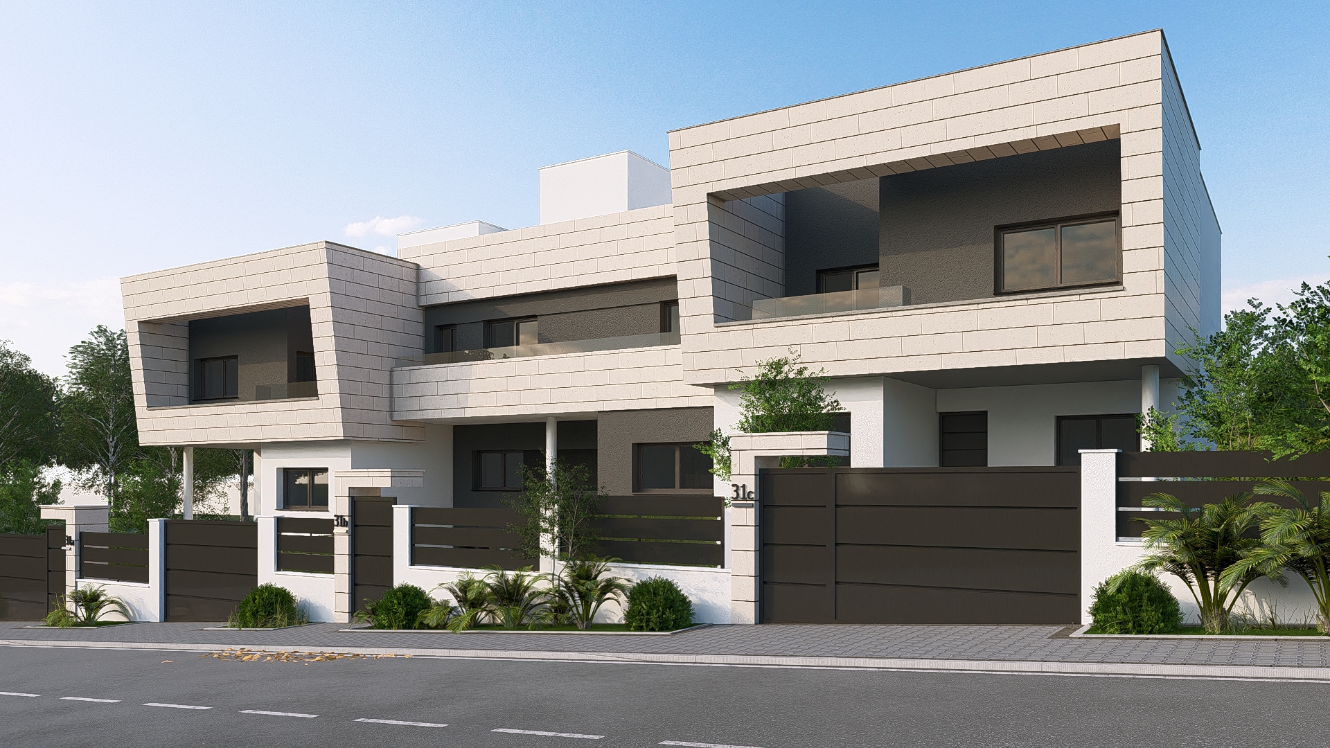 Exclusive promotion of three newly built homes in El Plantío. [KI-modifiziert]