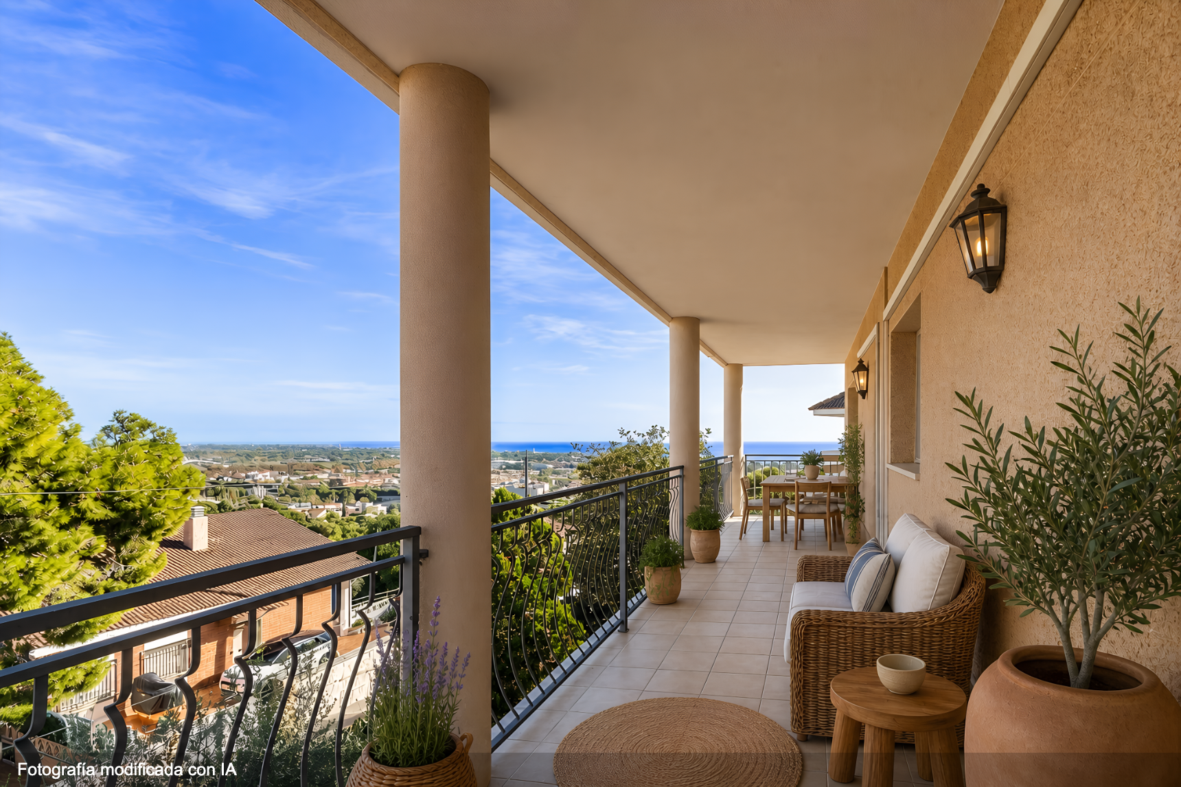 Lluminosa casa amb vistes precioses al mar a Montmar