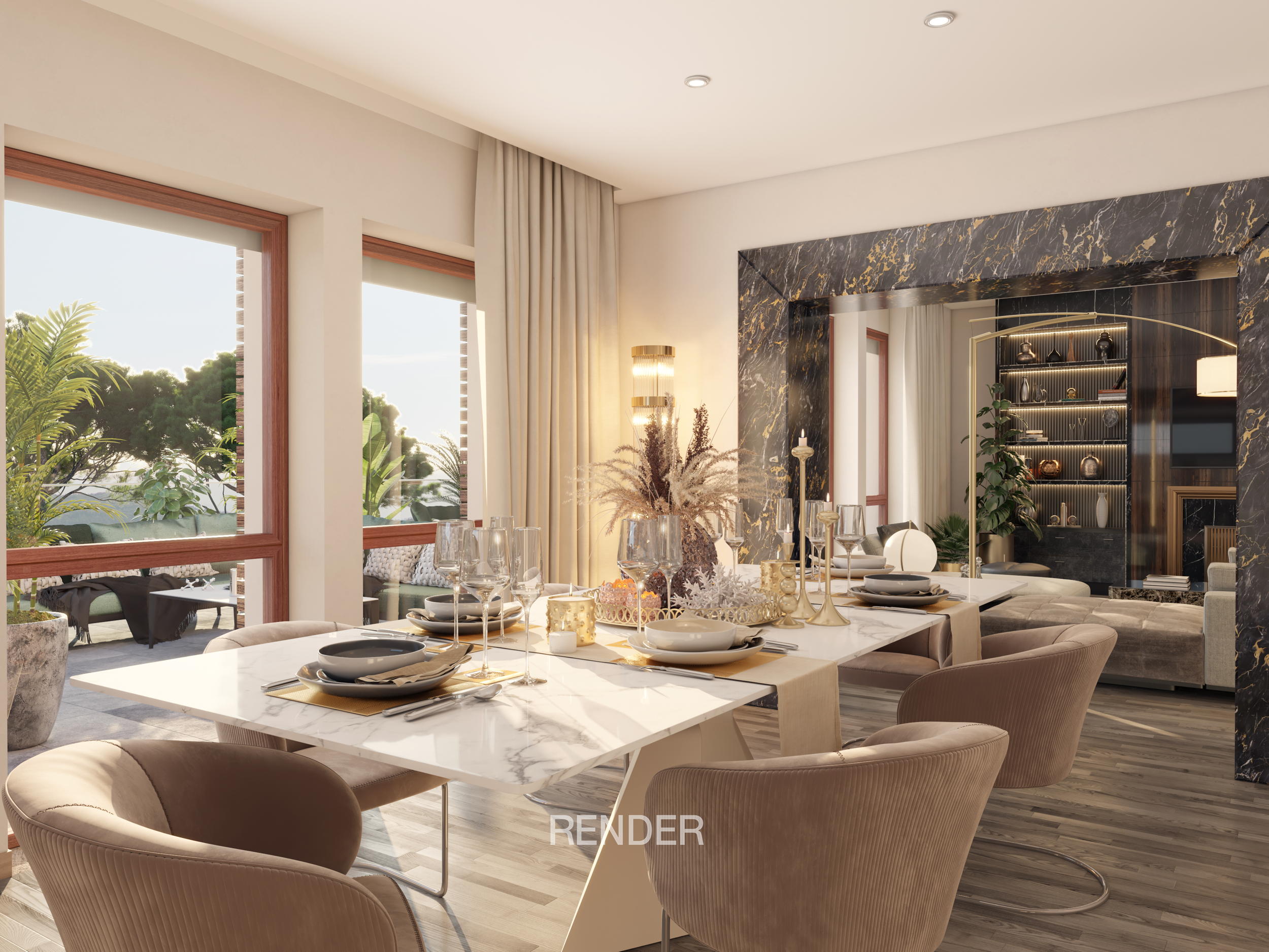 Residenza esclusiva: eleganza, spazio e sostenibilità
