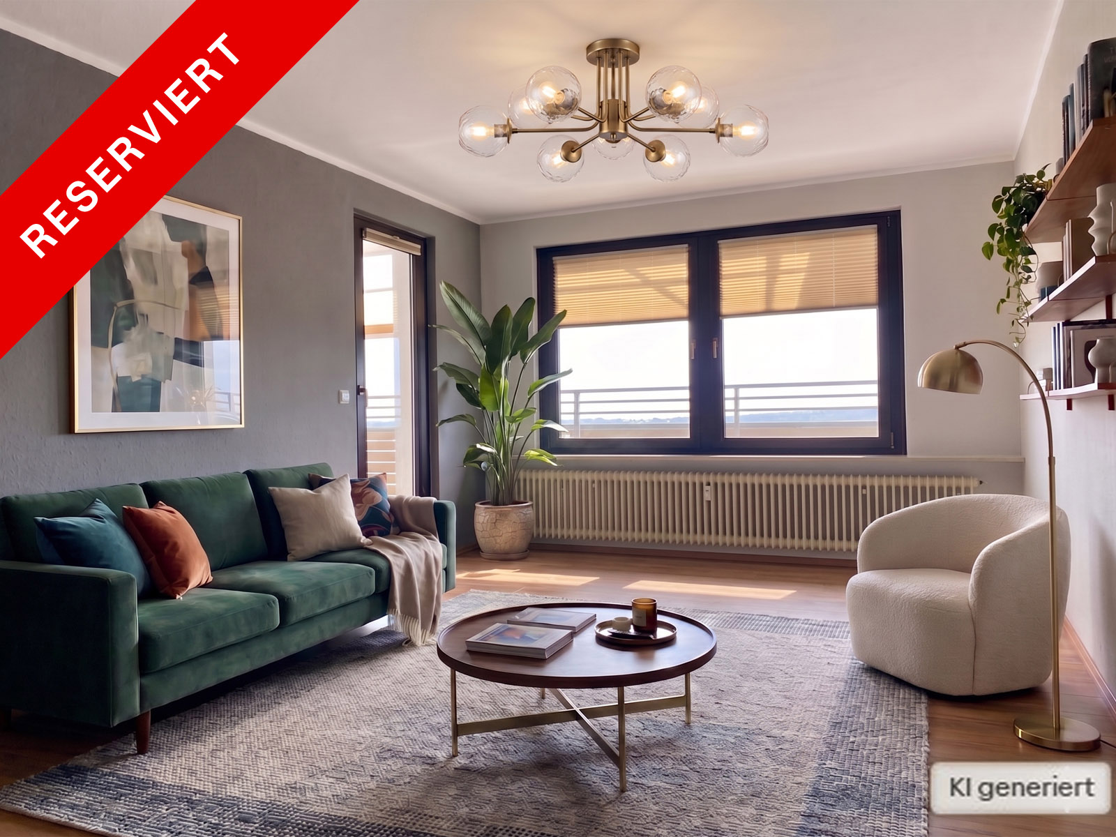 Hildesheim-Galgenberg: Zwei Zimmer mit Fahrstuhl und traumhafter Aussicht