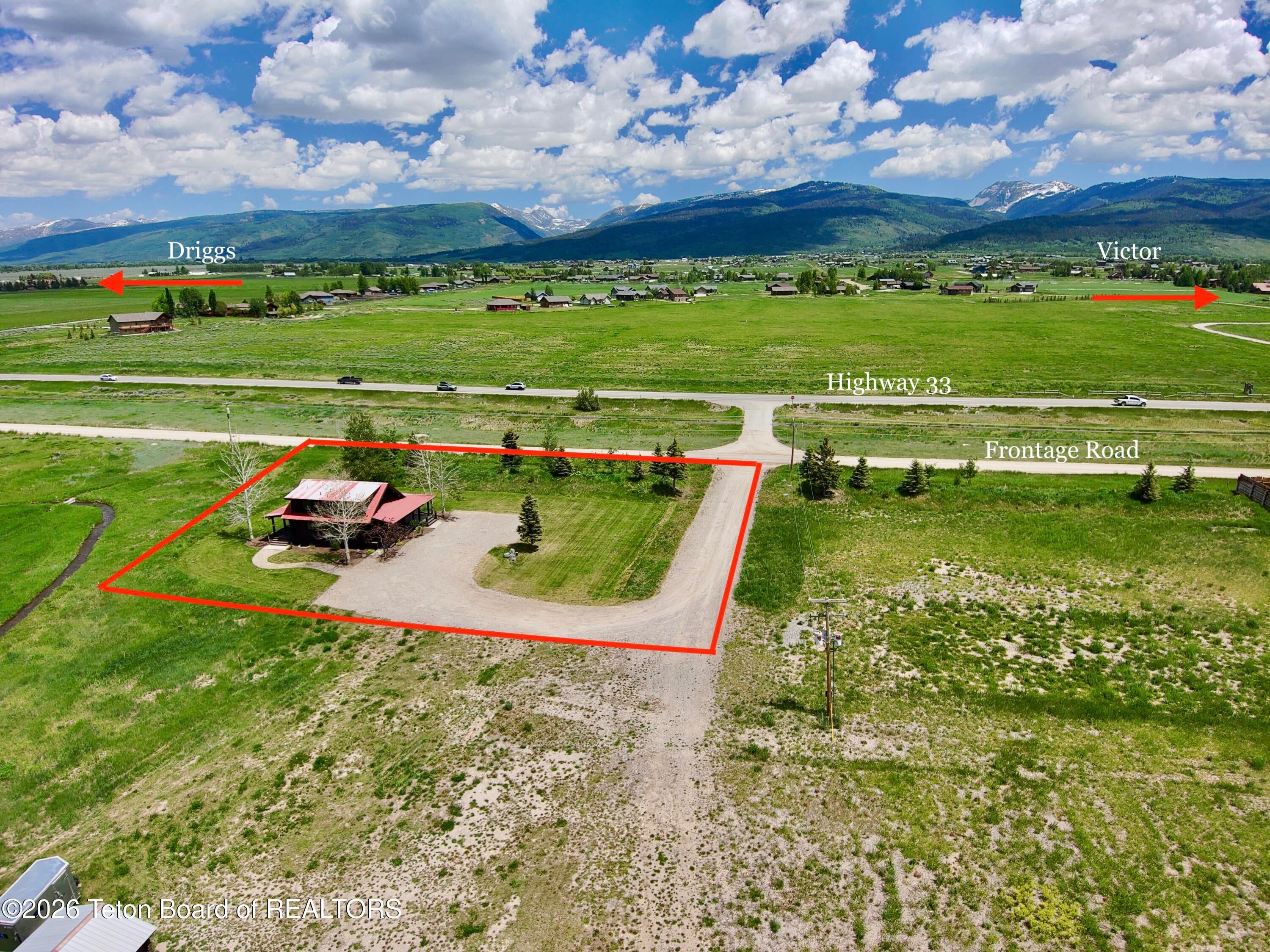 Rare 1- Acre Industrial Zone Property with Cabin, Victor, ID
