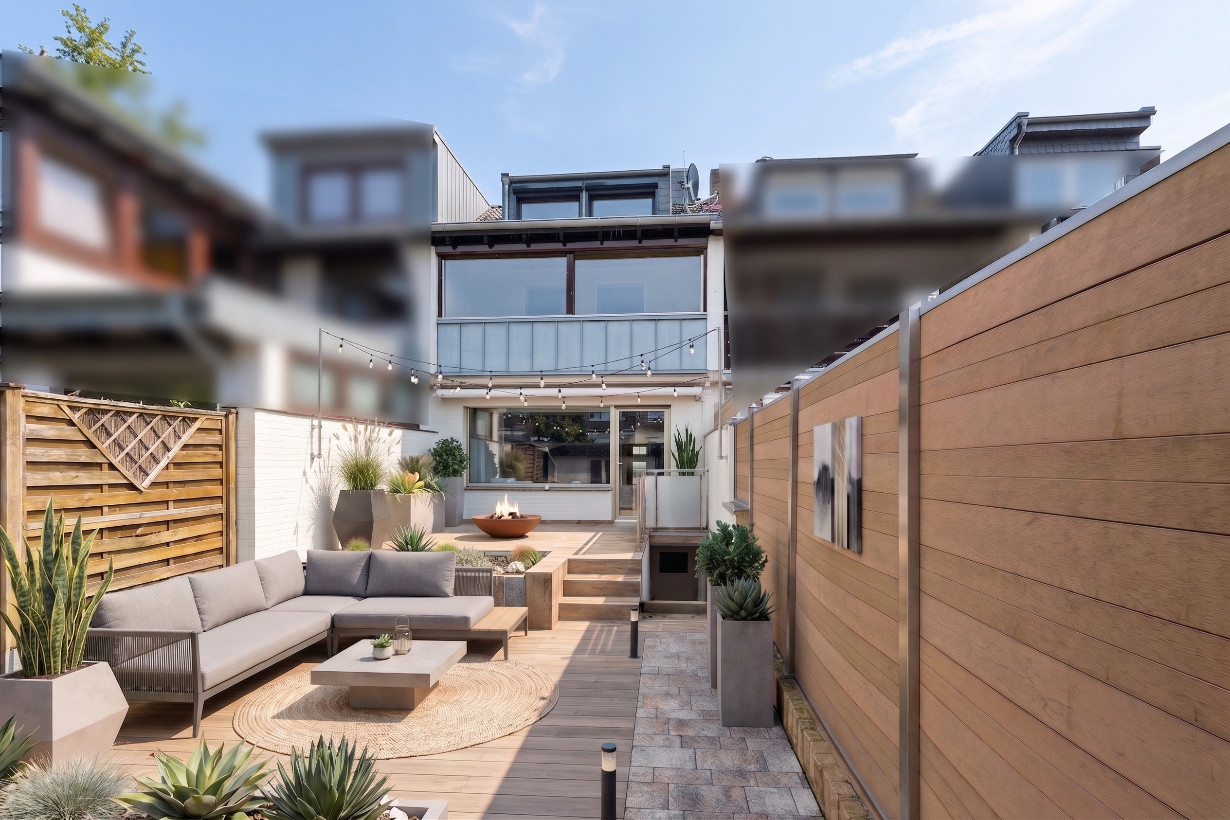 Your new home in Dünnwald: Well-kept, modernized, with a sunny west-facing garden
