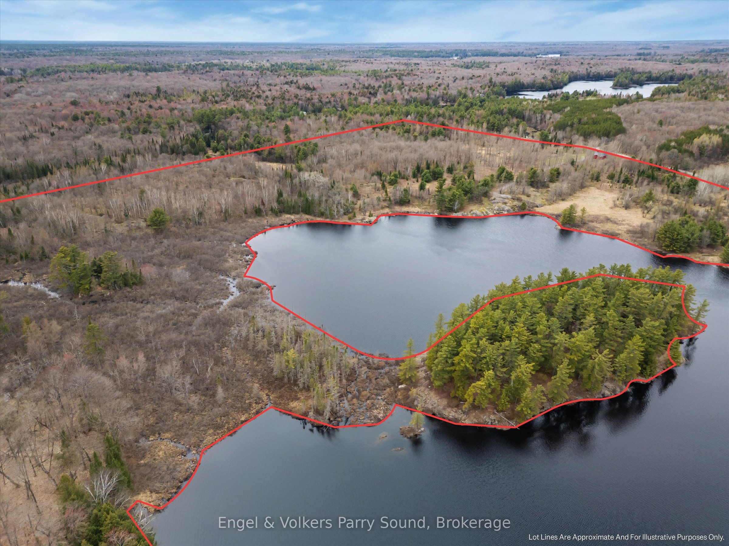 51 Acres of Waterfront on Vowel Lake