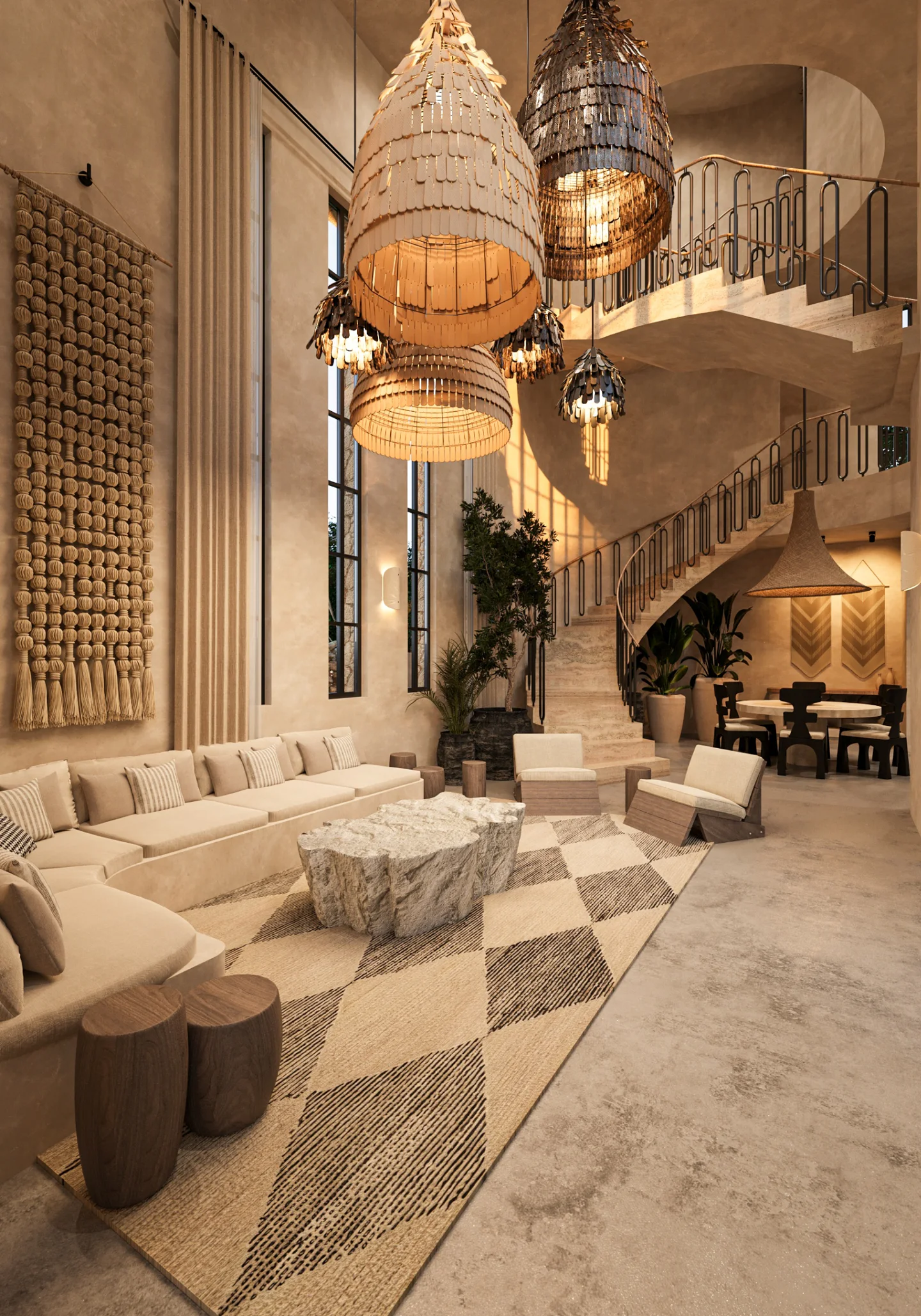 Private Four-Bedroom Architectural Villa Near the Beach 2